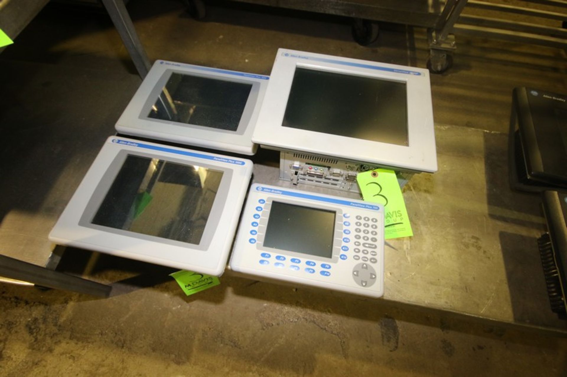 Allen-Bradley Touchscreen Displays, Includes (2) PanelView Plus 1000s, (1) VersaView 1200P, (1)