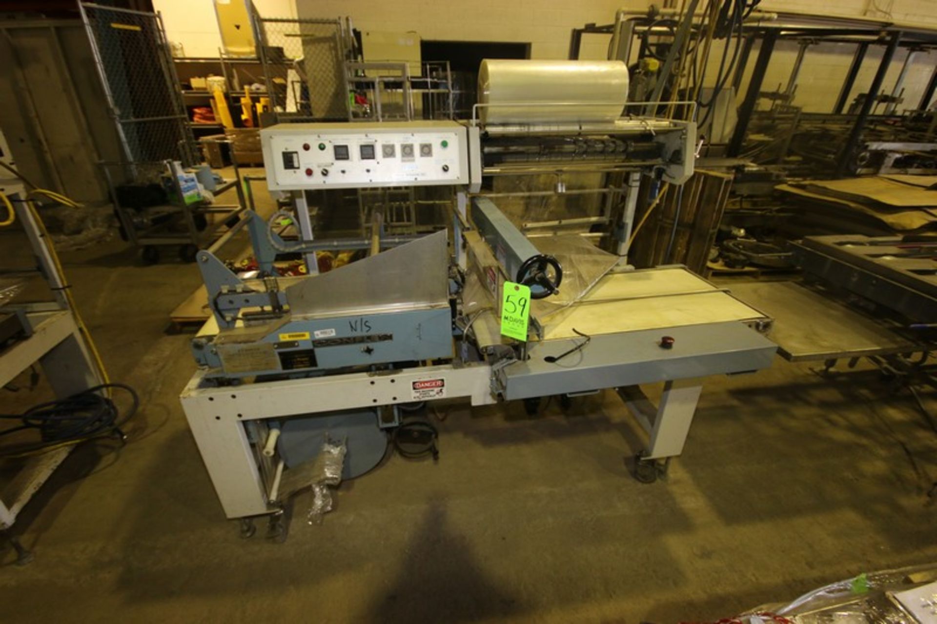 Conflex Packaging Inc. L-Bar Sealer, M/N L-250A, S/N 2601003, 220 Volts, 3 Phase, Mounted on