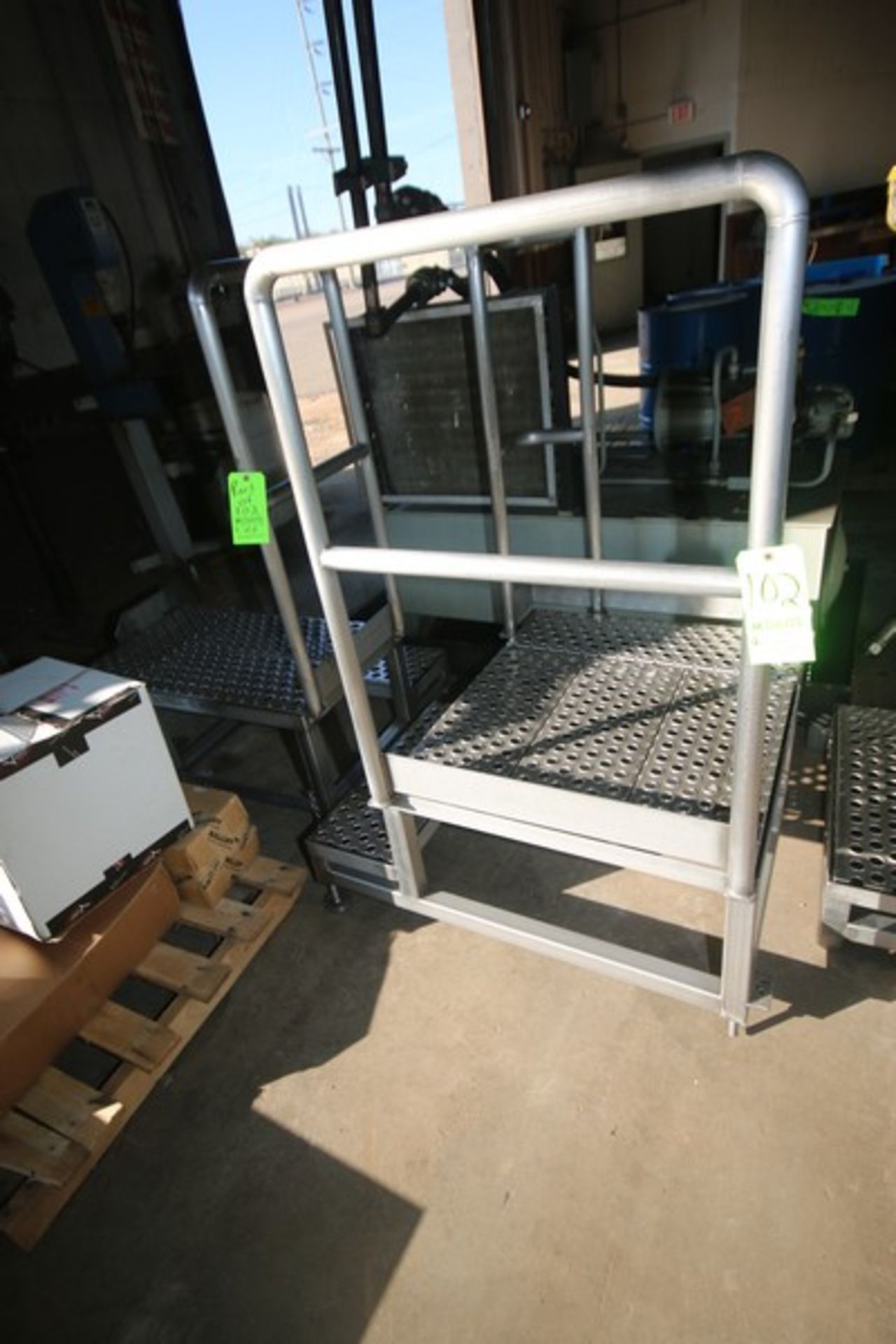 S/S 1-Step Platforms, with Hand Rails & S/S Platform Grating (LOCATED IN MEDFORD, WI) (Rigging, - Image 2 of 2
