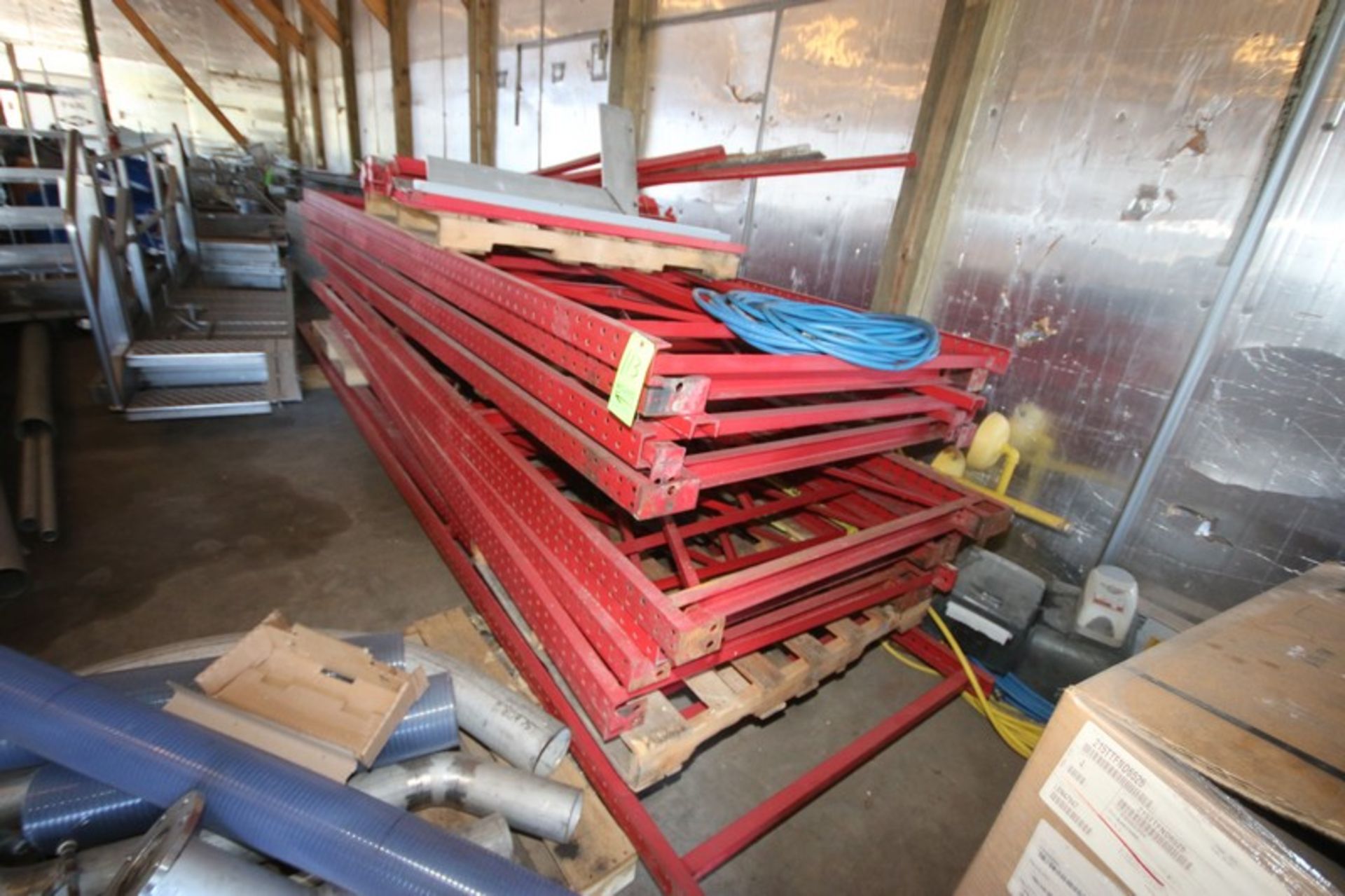 Assorted Pallet Racking Uprights, Overall Length: Aprox. 116" L (LOCATED IN TOY BARN) (LOCATED IN - Image 3 of 3