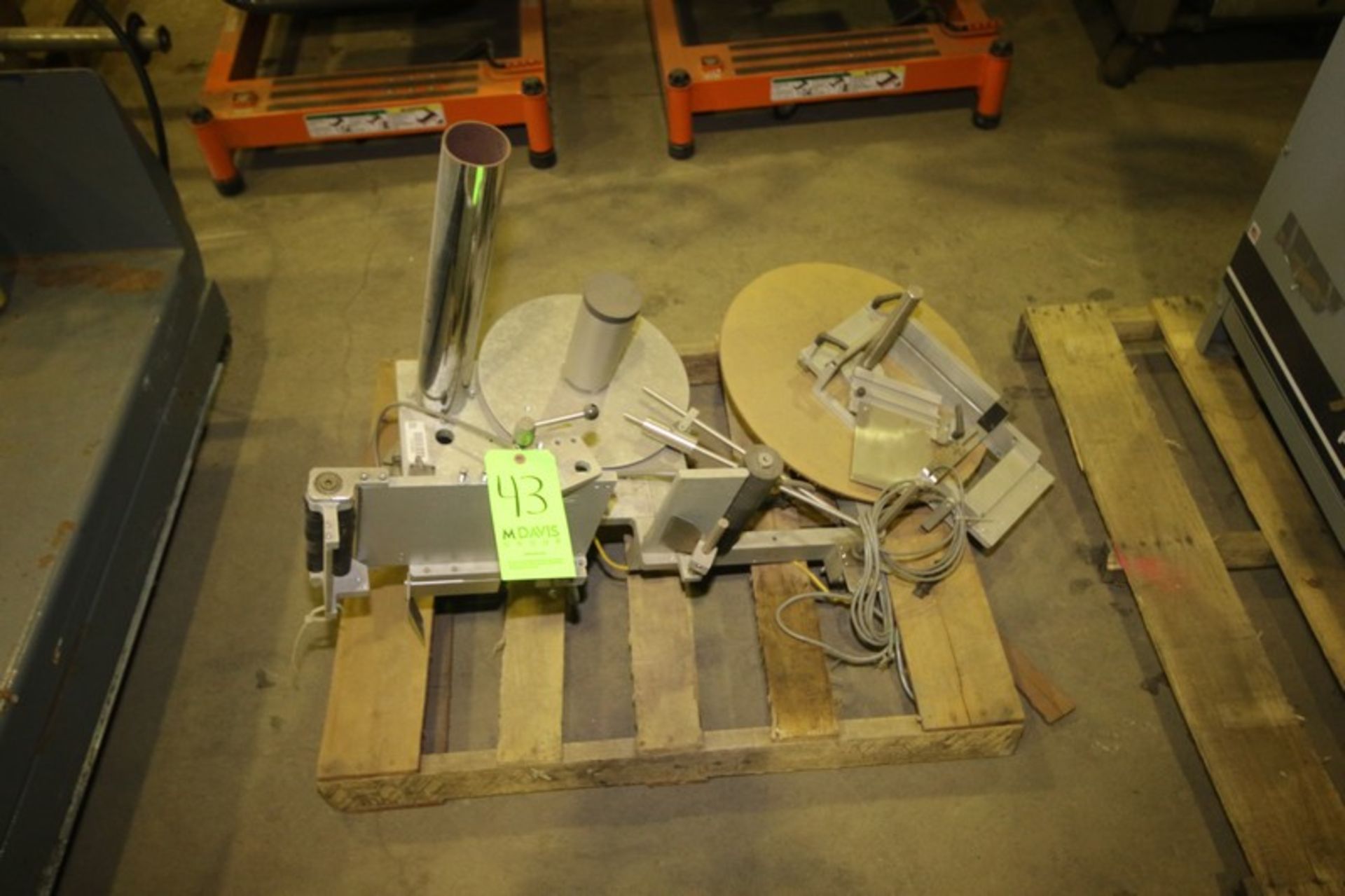 Accradley Labeler Frame (NOTE: Missing Base & Other Parts--See Photographs) (LOCATED IN MEDFORD,