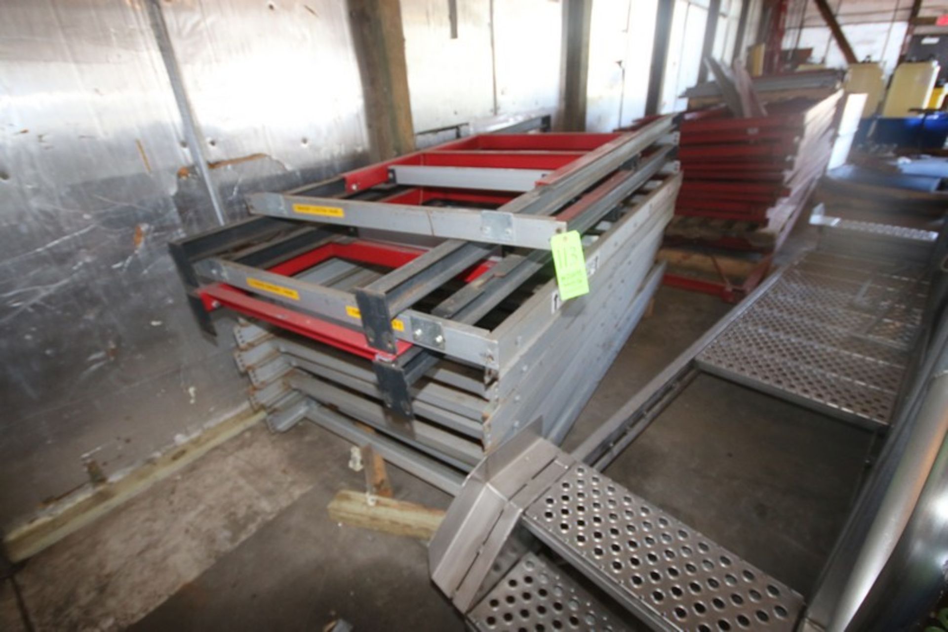 Assorted Pallet Racking Uprights, Overall Length: Aprox. 116" L (LOCATED IN TOY BARN) (LOCATED IN