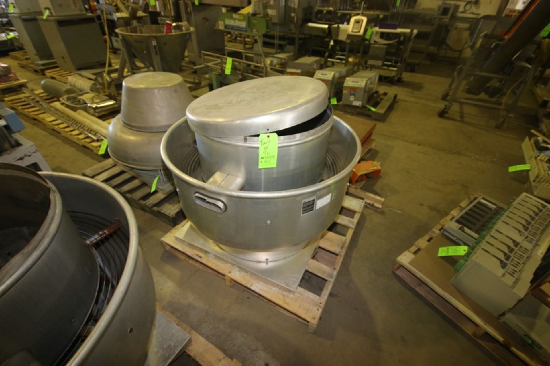Commercial Upward Blast Exhaust Fans, Includes (1) Greenheck Exhaust Fan, M/N CUBE-220-15-X, S/N - Image 2 of 6