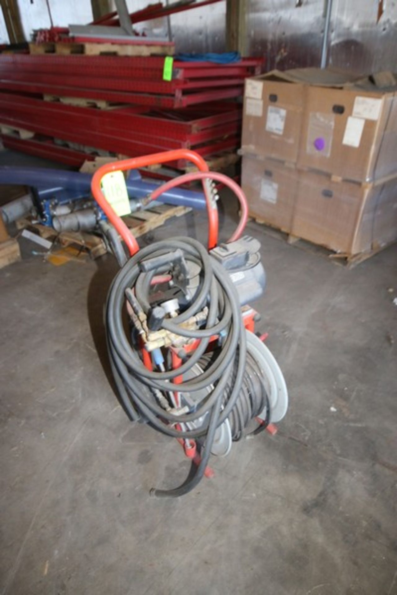 Rigid High Pressure Cart, with Hoses & Motor (LOCATED IN TOY BARN) (LOCATED IN MEDFORD, WI) (
