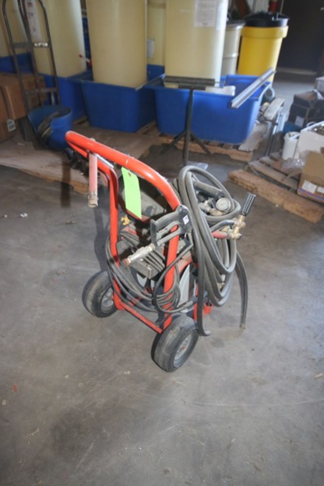 Rigid High Pressure Cart, with Hoses & Motor (LOCATED IN TOY BARN) (LOCATED IN MEDFORD, WI) ( - Image 4 of 4