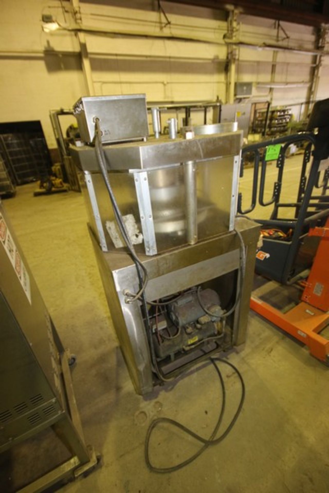 PSI S/S Dough Press, with Bottom Mounted Hydraulic Unit, Mounted on Portable Frame (LOCATED IN - Image 7 of 9