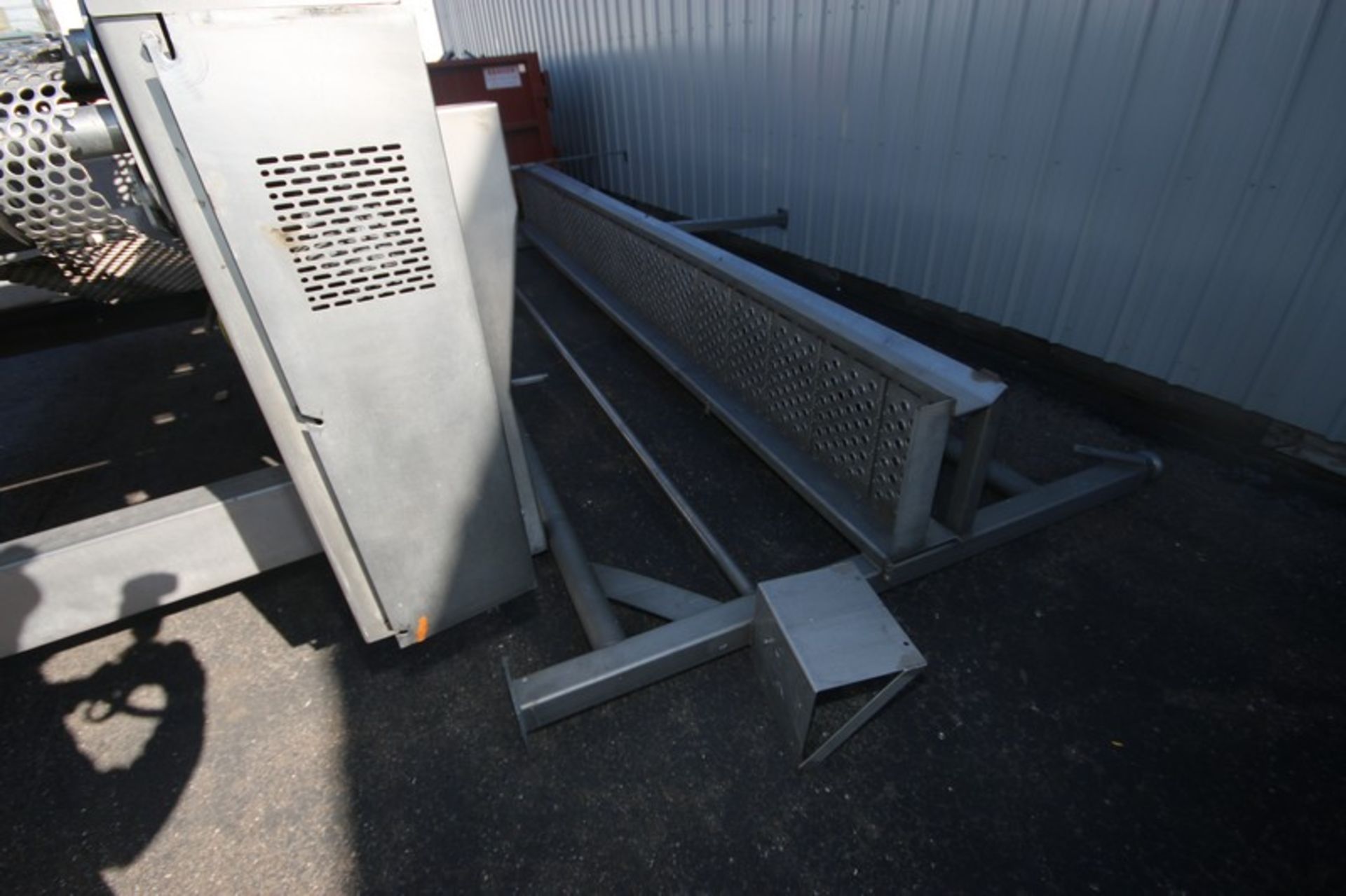 S/S Grill Conveyor Frame, with Straight Section of S/S Conveyor, with (1) S/S Stairs (NOTE: Conveyor - Image 4 of 5