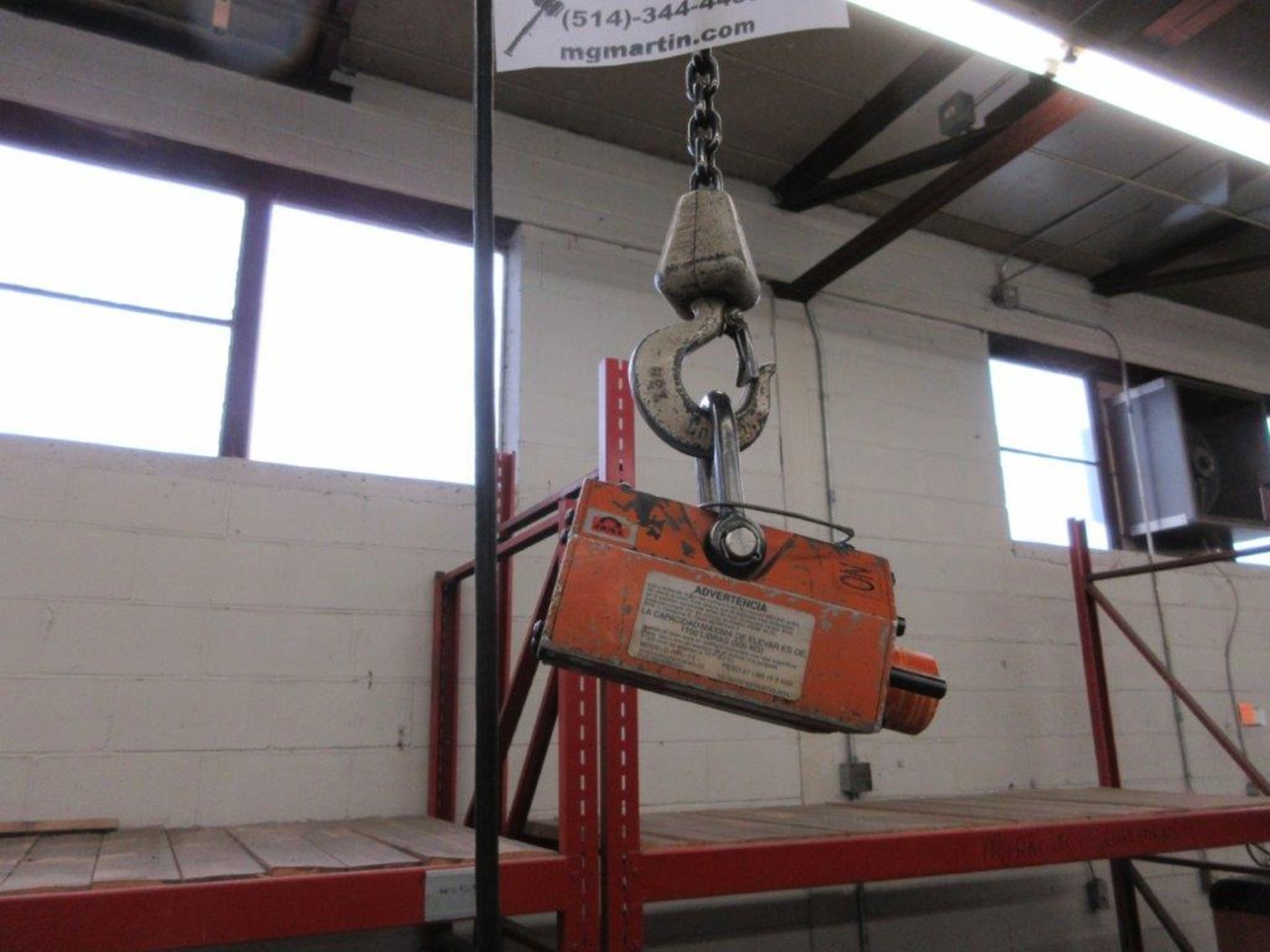 Electric hoist 1/4 Ton - Image 2 of 2