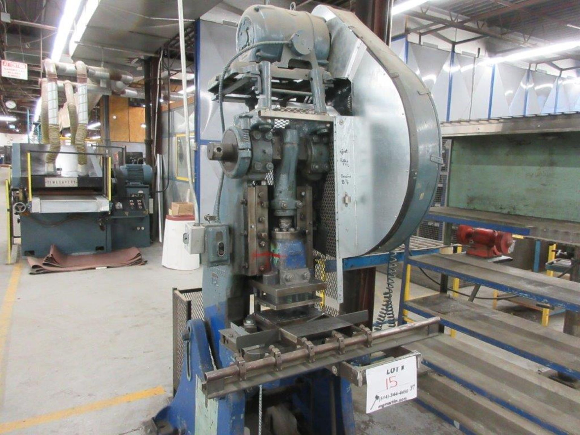 BROWN & BOGGS Punch press OBI, 14L, 14 Ton - Image 2 of 4