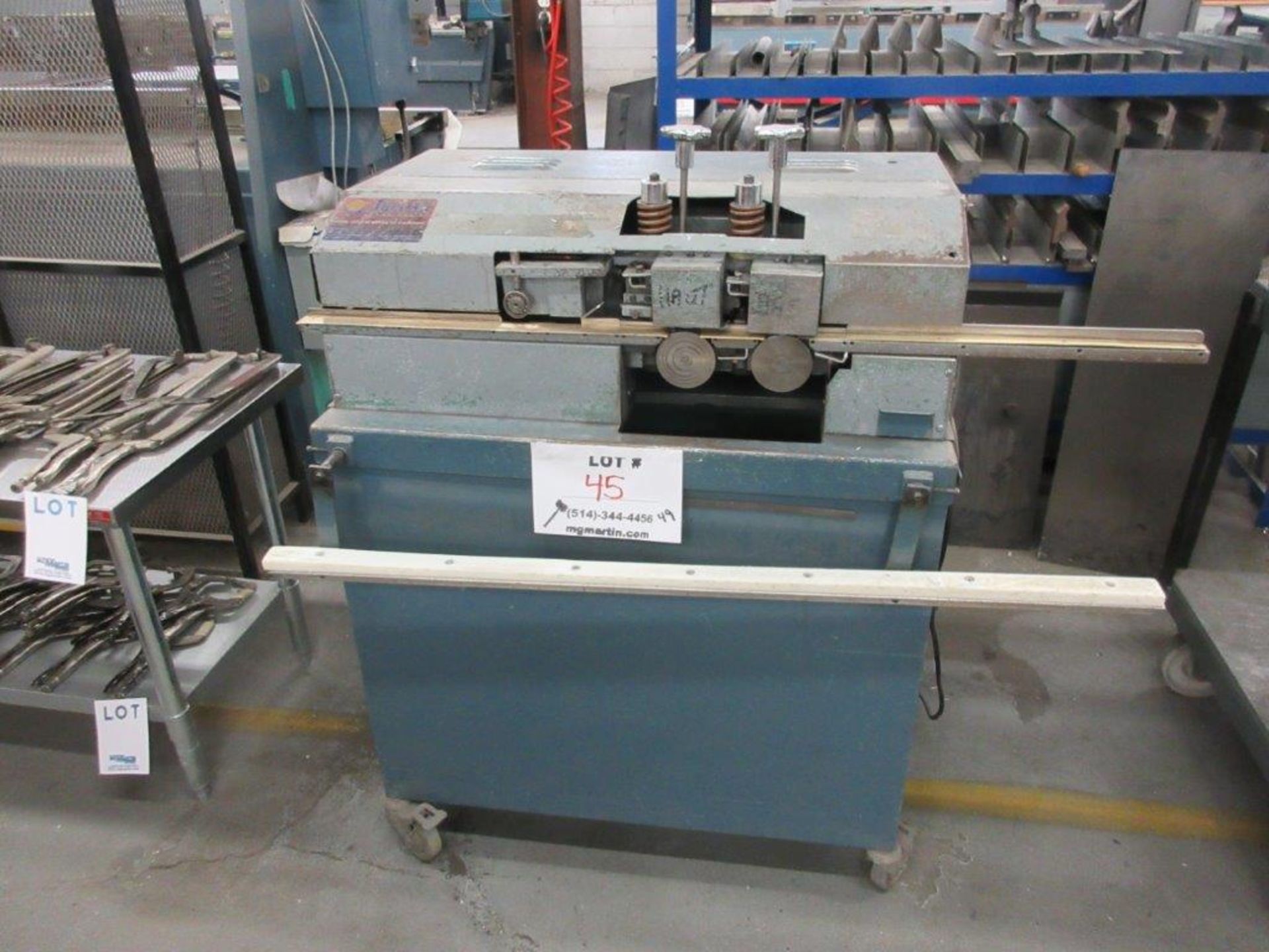 D-BUR-R edging machine 1/4" x 4" Mod: 121