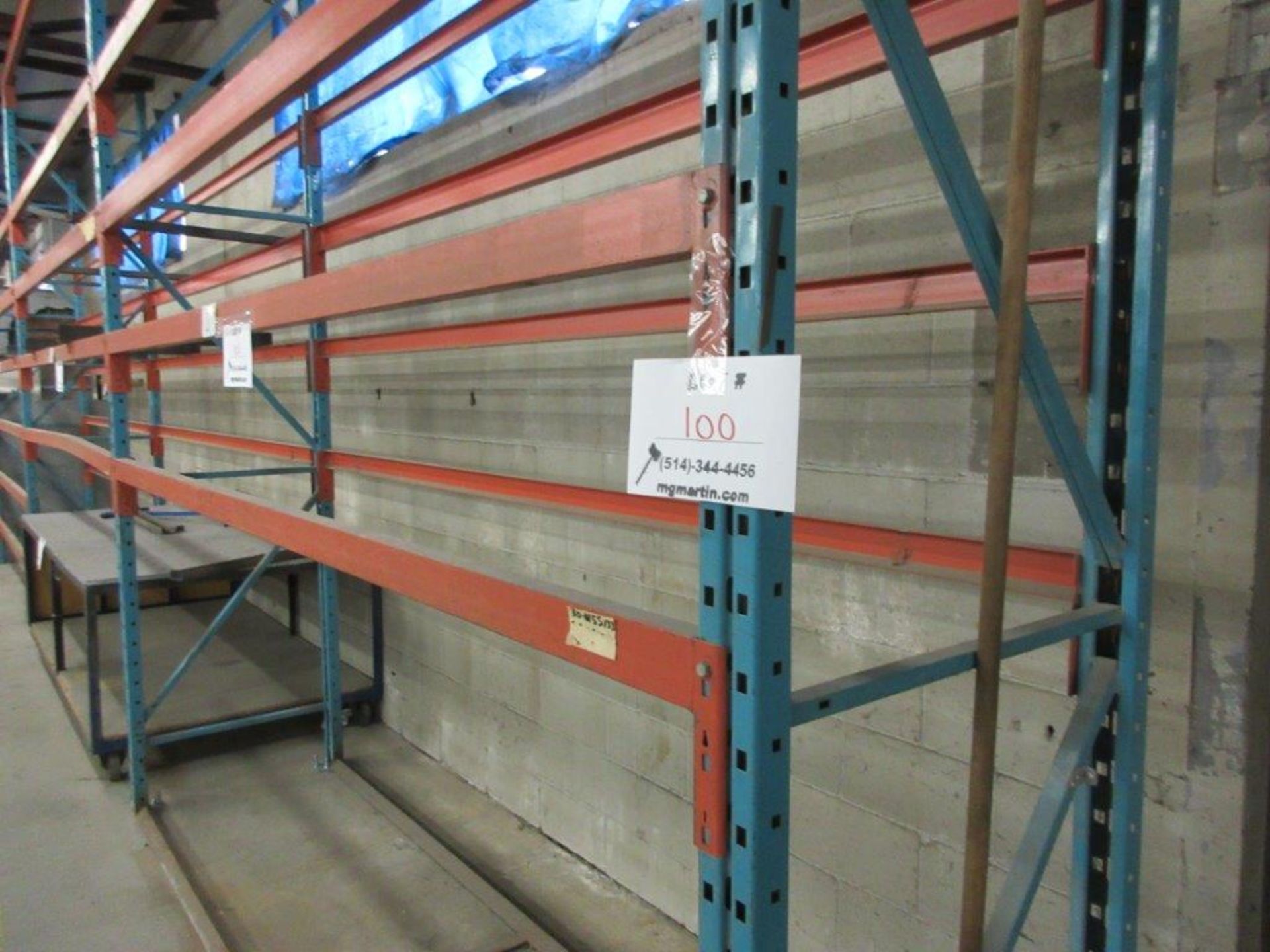 Sections industrial racking 132w x 32d x 142h - Image 2 of 2
