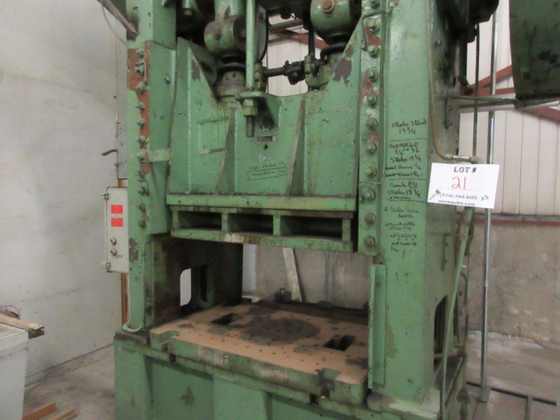 BLISS Mechanical press, 530 Ton - Image 3 of 4