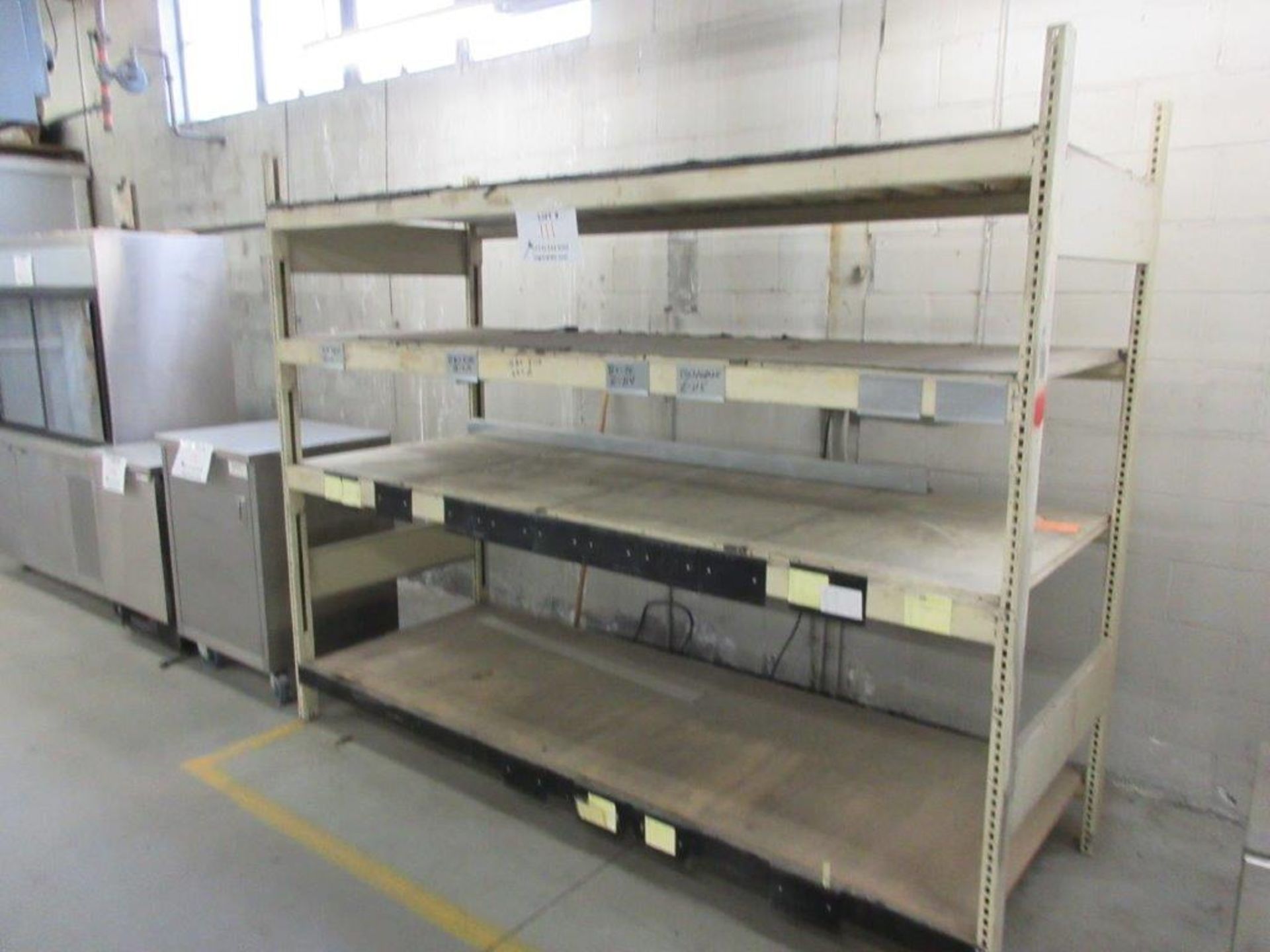 Section industrial racking 102w x 37d x 82h