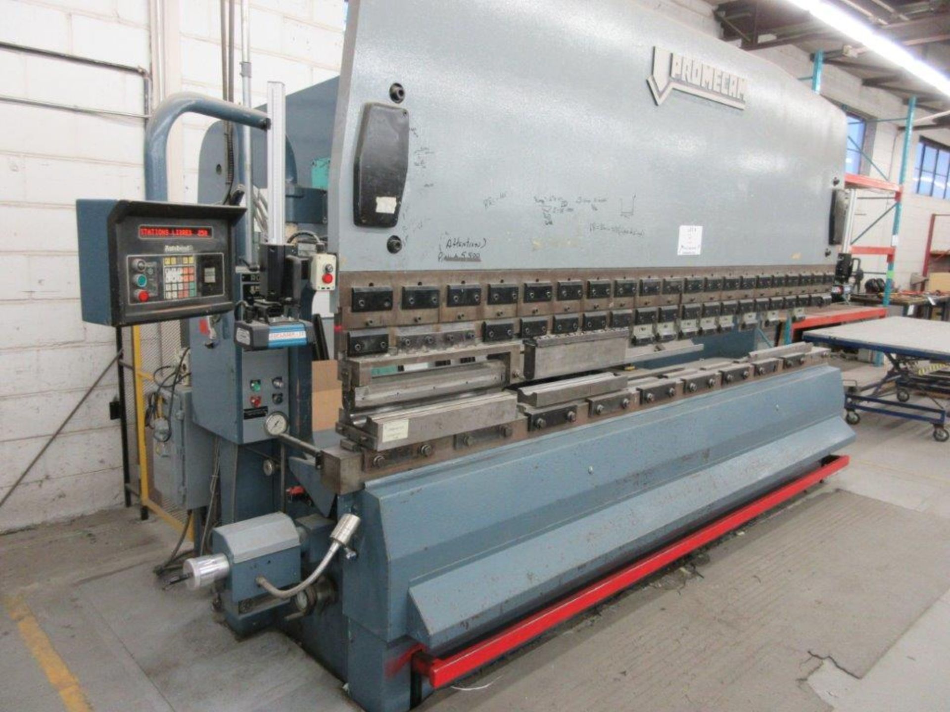 PROMECAM Press brake w/t DSP Laser-Rx Cap:150 Ton Imperial, 12ft, Mod RG 154, Laser, 6ft back guage, - Image 2 of 11