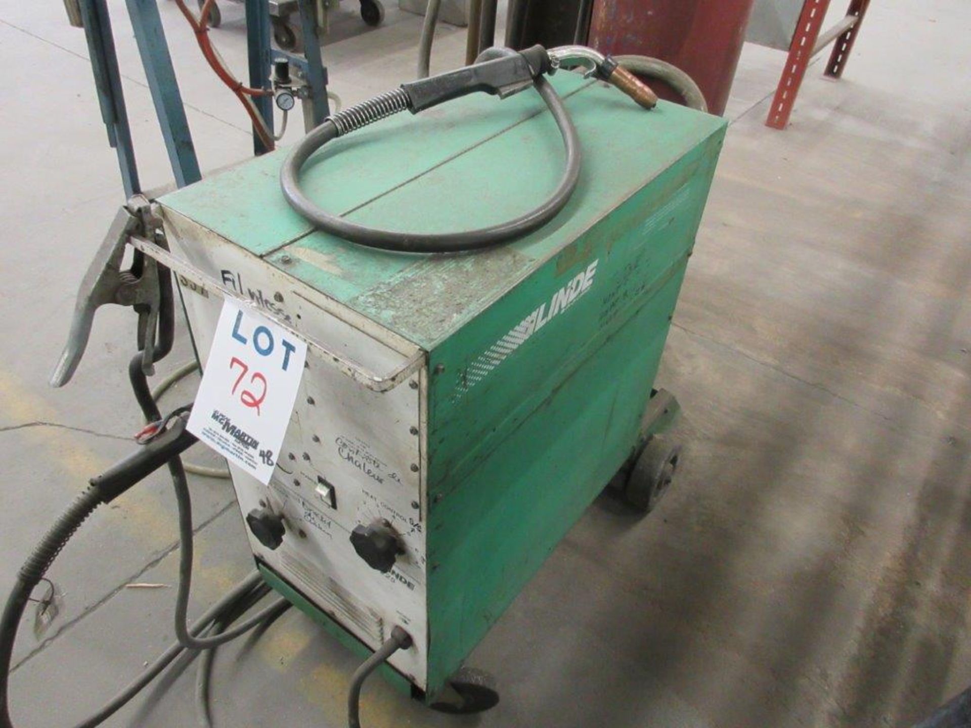 LINDE Mig welder Mod: 225 (tank not included) - Image 4 of 4