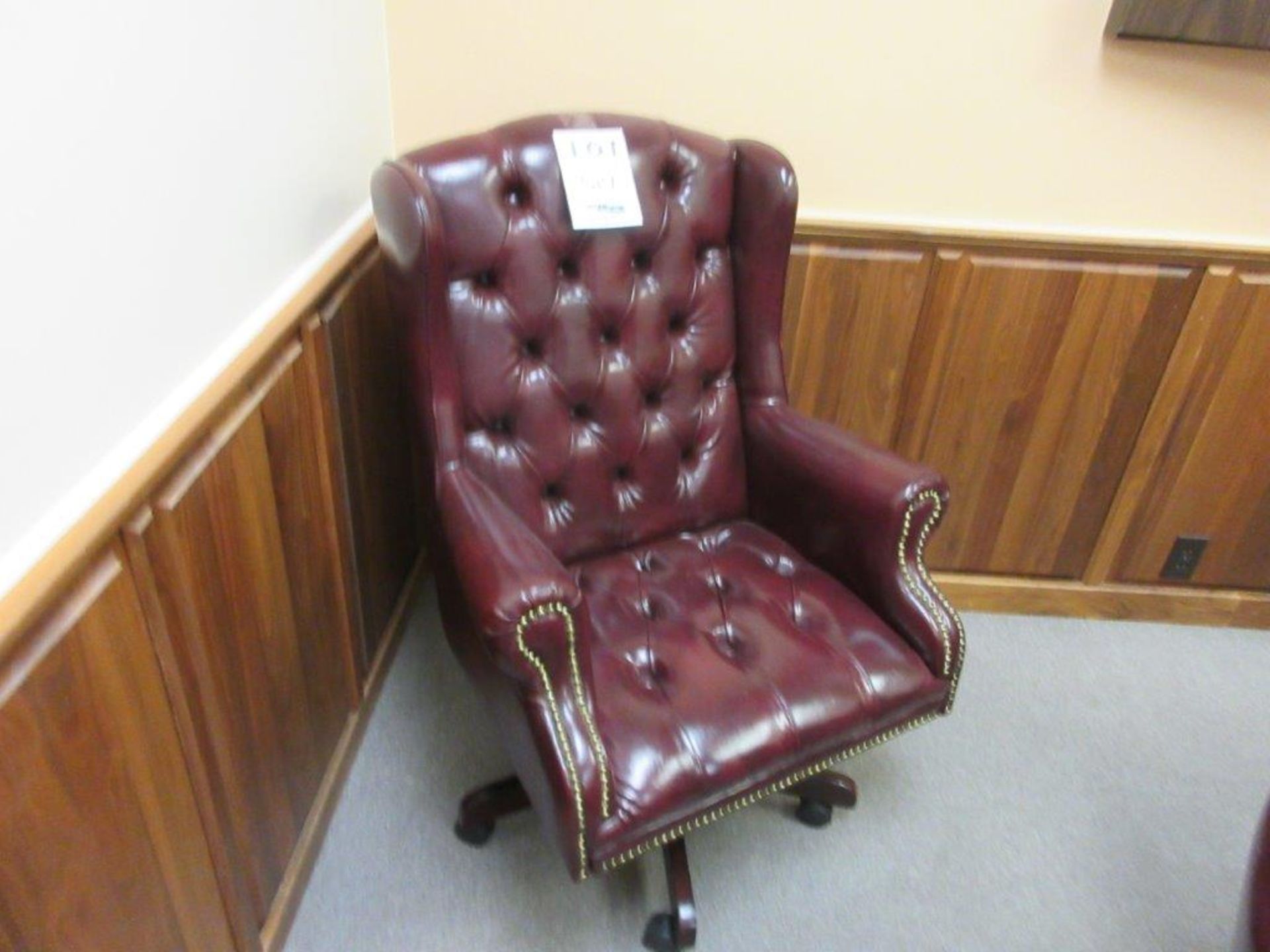 Executive leather chairs on wheels