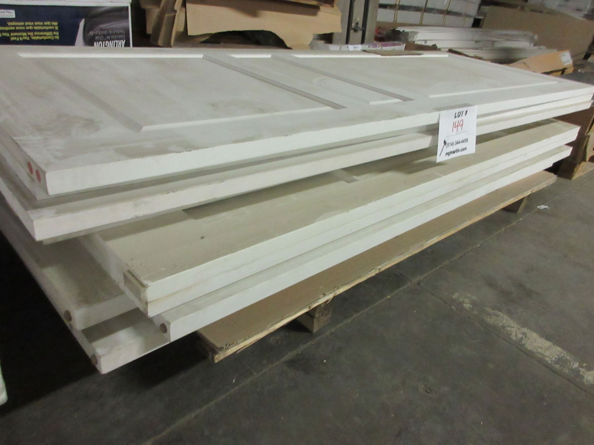 Assorted doors panel & solid core 24",30",34",36" x 90",96" x 1 3/4",1 3/8" (qty 11) - Image 3 of 3