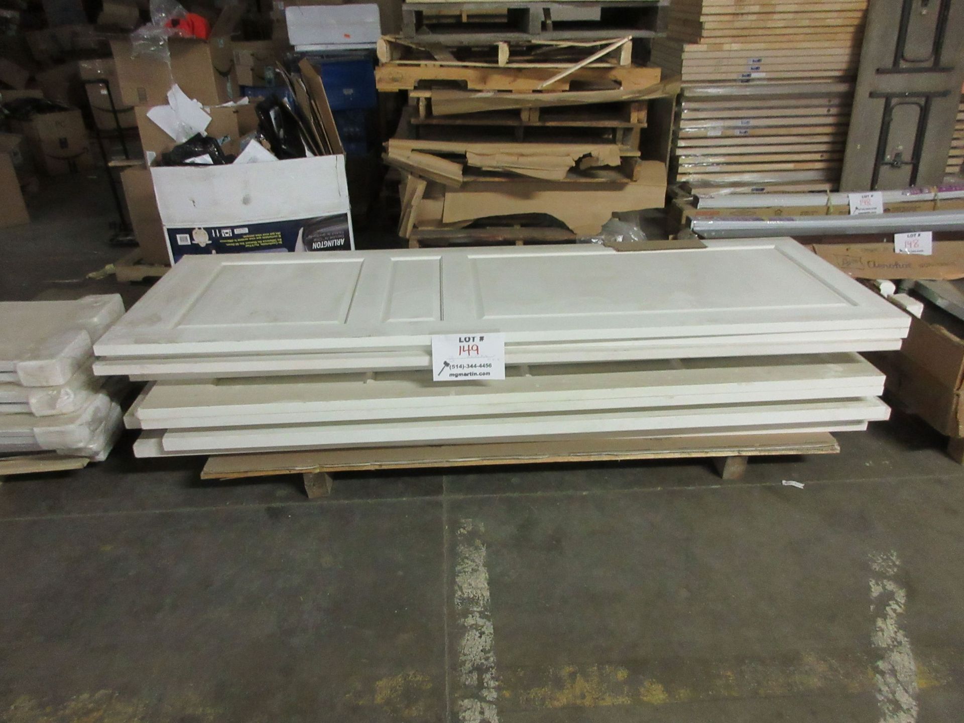 Assorted doors panel & solid core 24",30",34",36" x 90",96" x 1 3/4",1 3/8" (qty 11) - Image 2 of 3