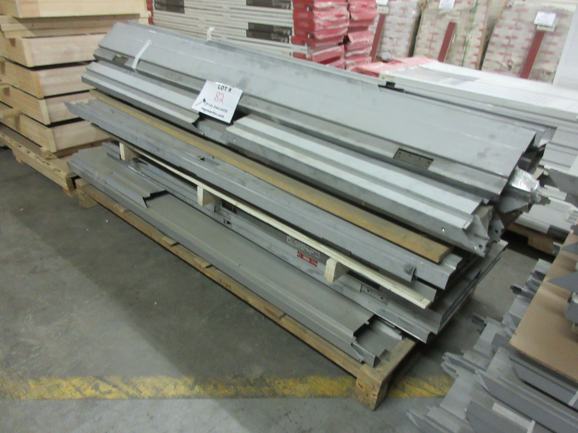 LOT Assorted steel frames and doors in assorted sizes, some fire rated