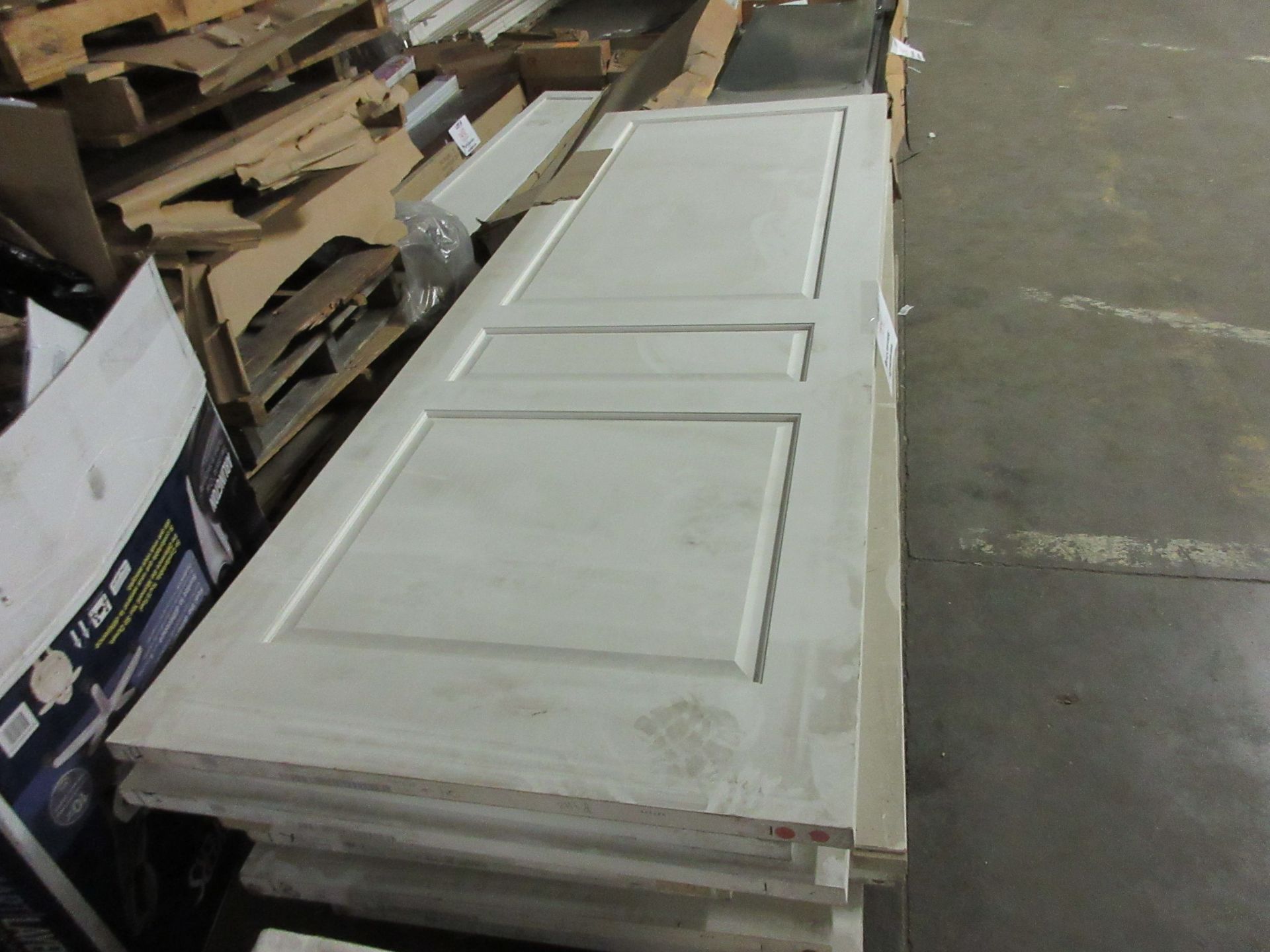 Assorted doors panel & solid core 24",30",34",36" x 90",96" x 1 3/4",1 3/8" (qty 11)