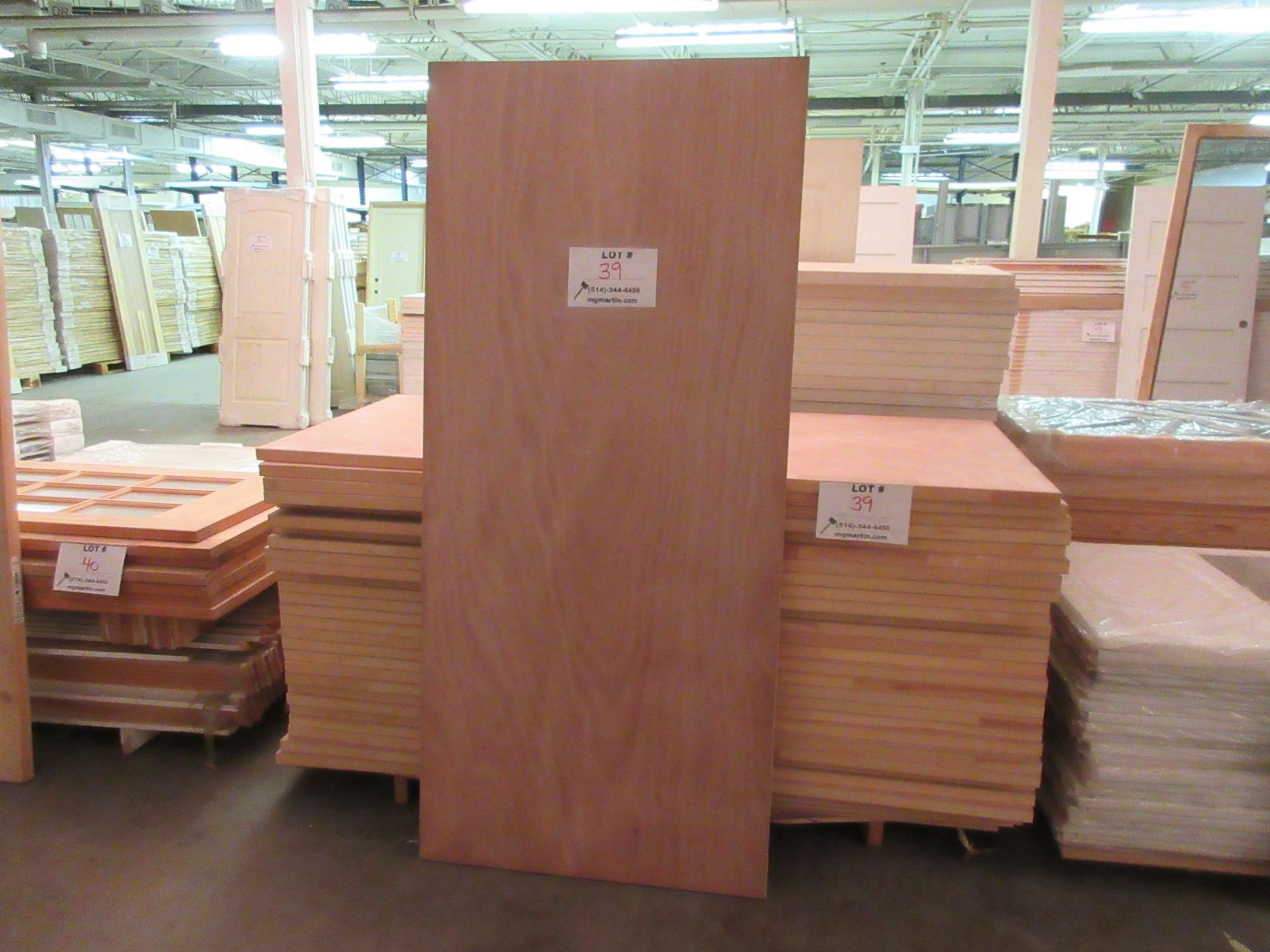 Assorted doors (LAUAN) 36"x 80" x 1 3/8" (qty 29)