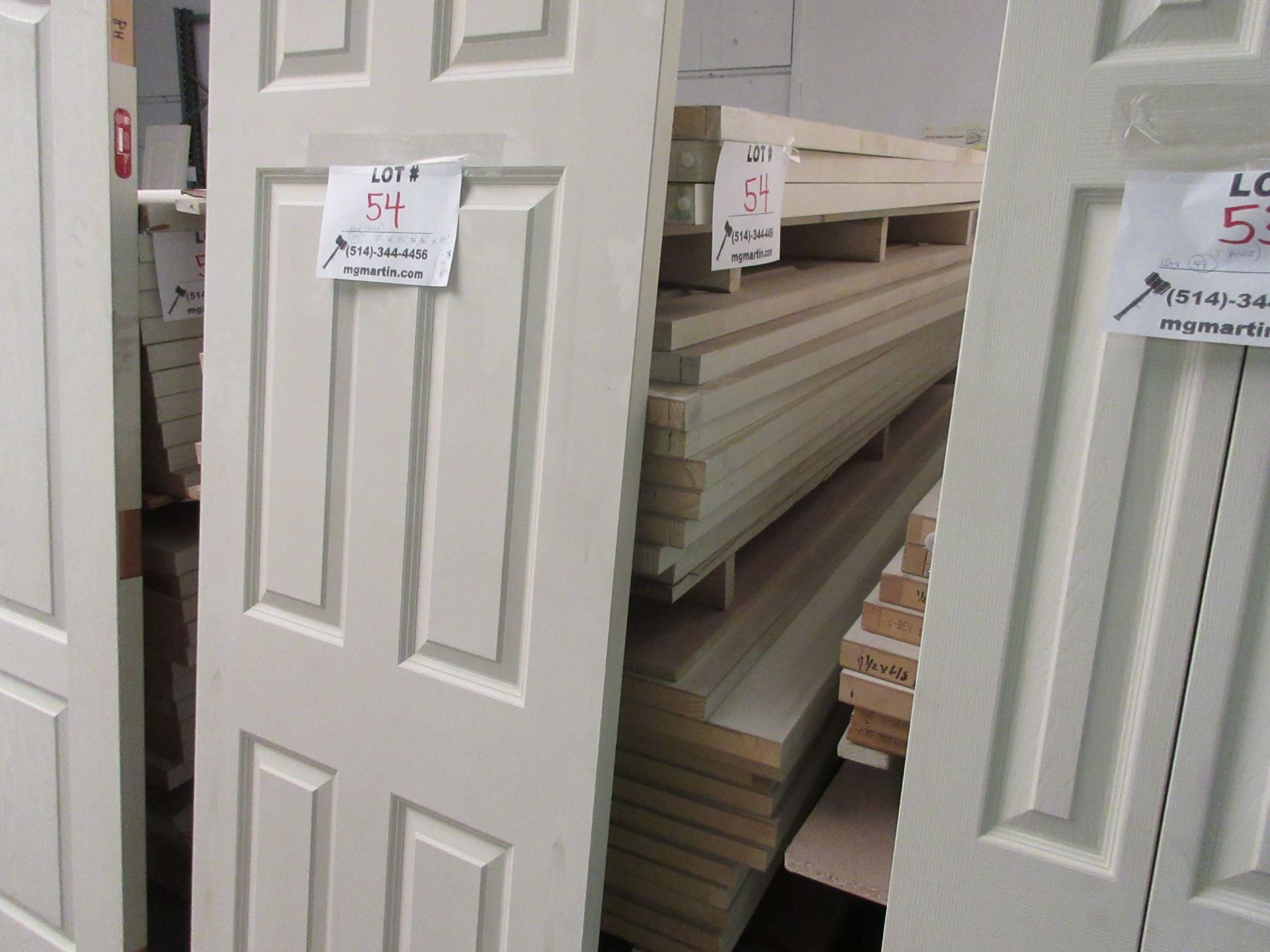 Assorted doors 28",30",32",34",36" x 80"x 1 3/8", 1 3/4" (qty 35) - Image 2 of 3