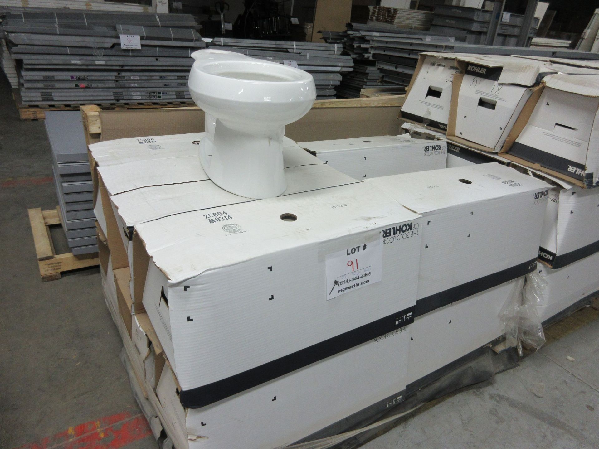 KOHLER toilet bowls (qty 11)
