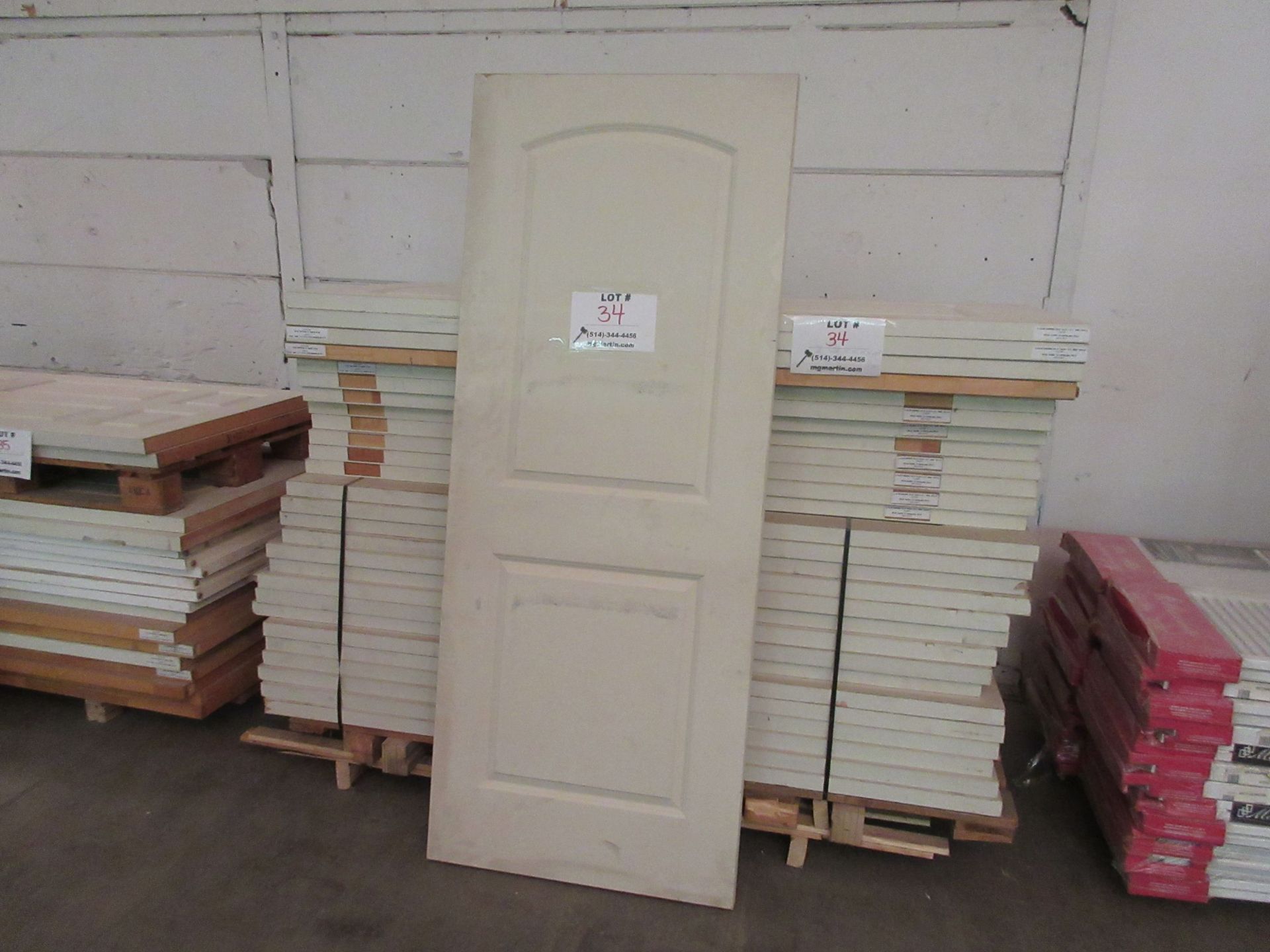 Assorted doors (solid core) 30", 32", 34", 36" x 80" x 1 3/4" (qty 28)