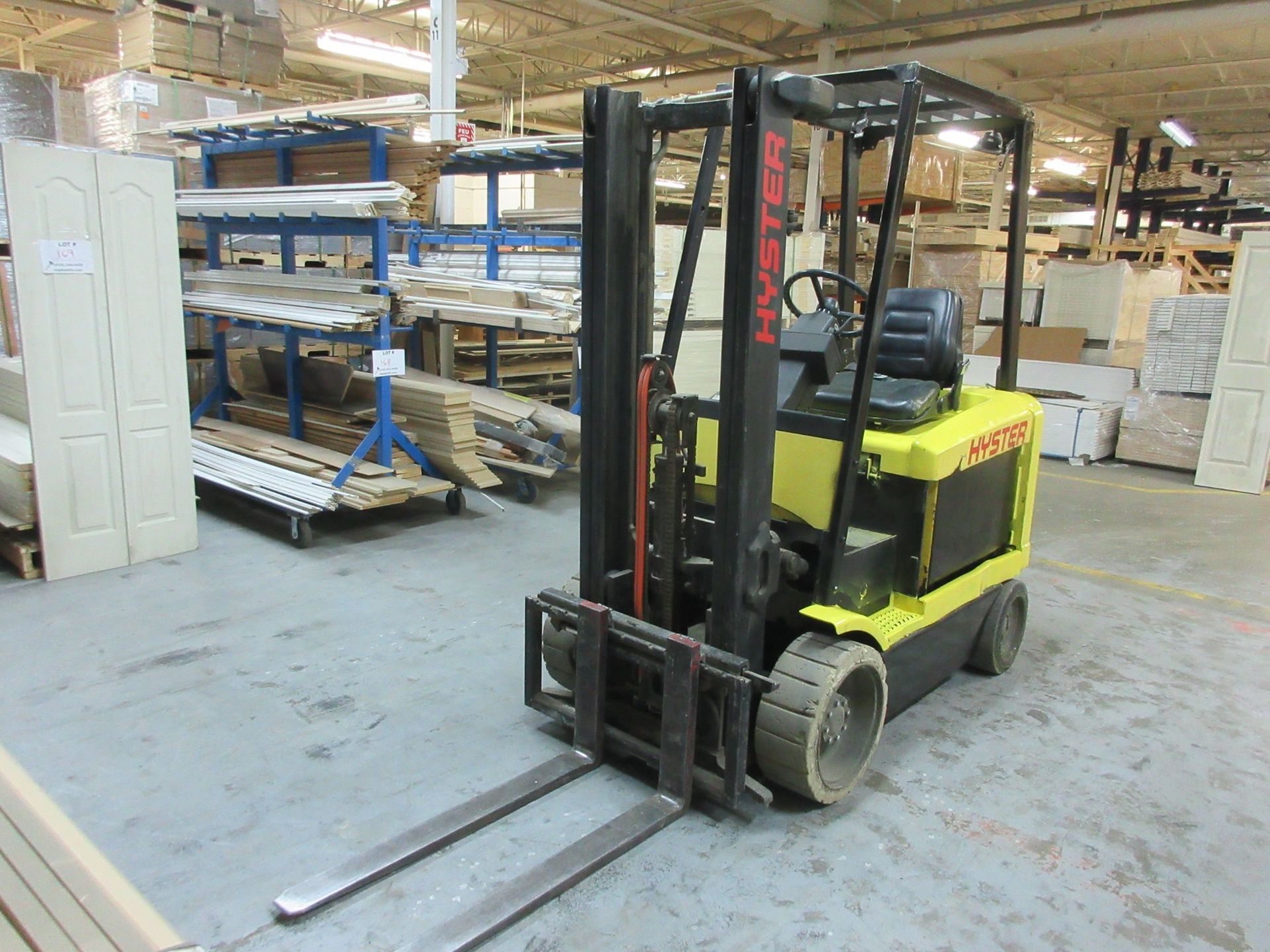 HYSTER Electric forklift Mod: E60XM-33, 2 sections, side shift, 36 volts w/t Ferro Five EFR - Image 2 of 14
