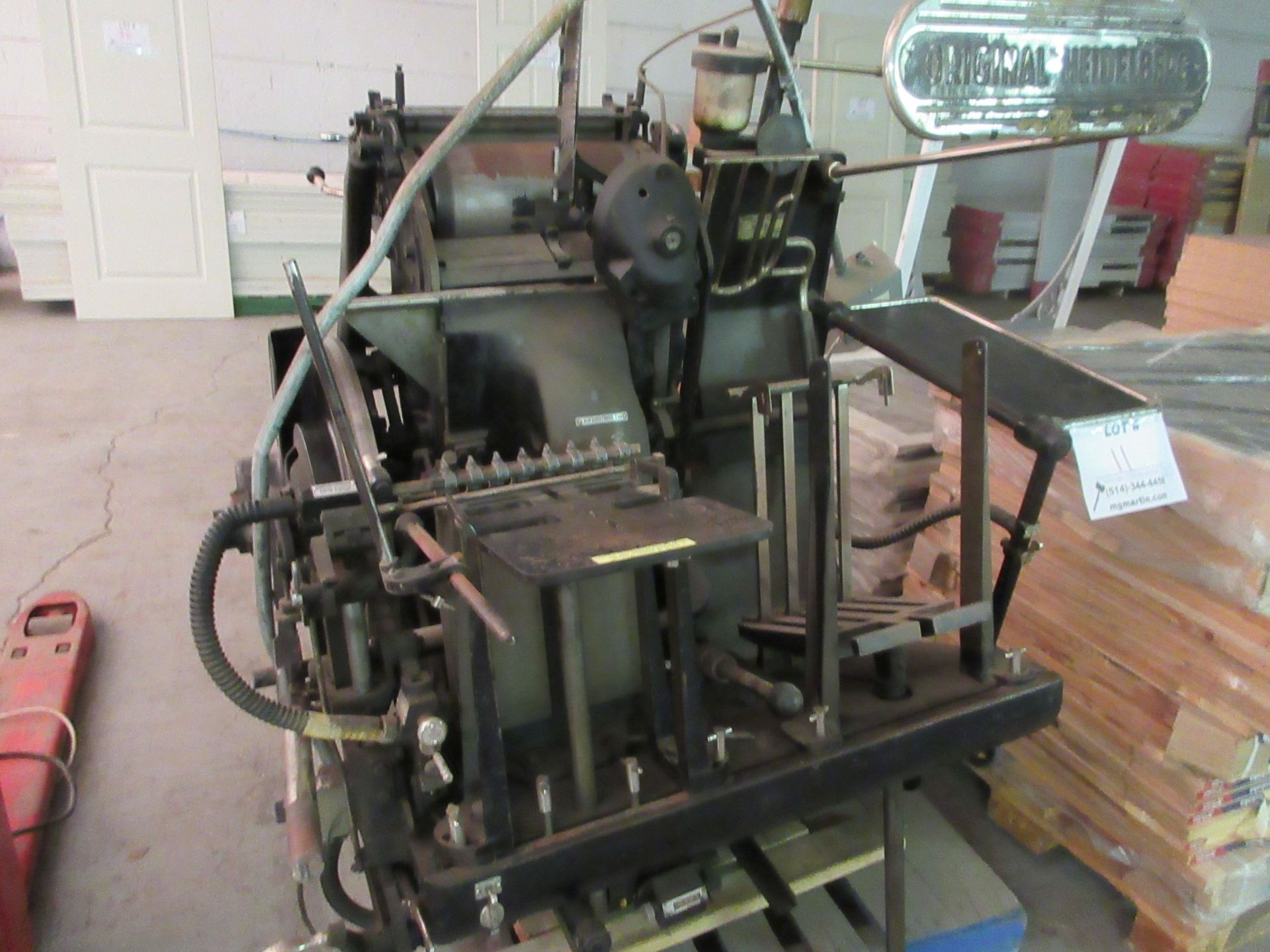HEIDELBERG Original printing press - Image 3 of 9