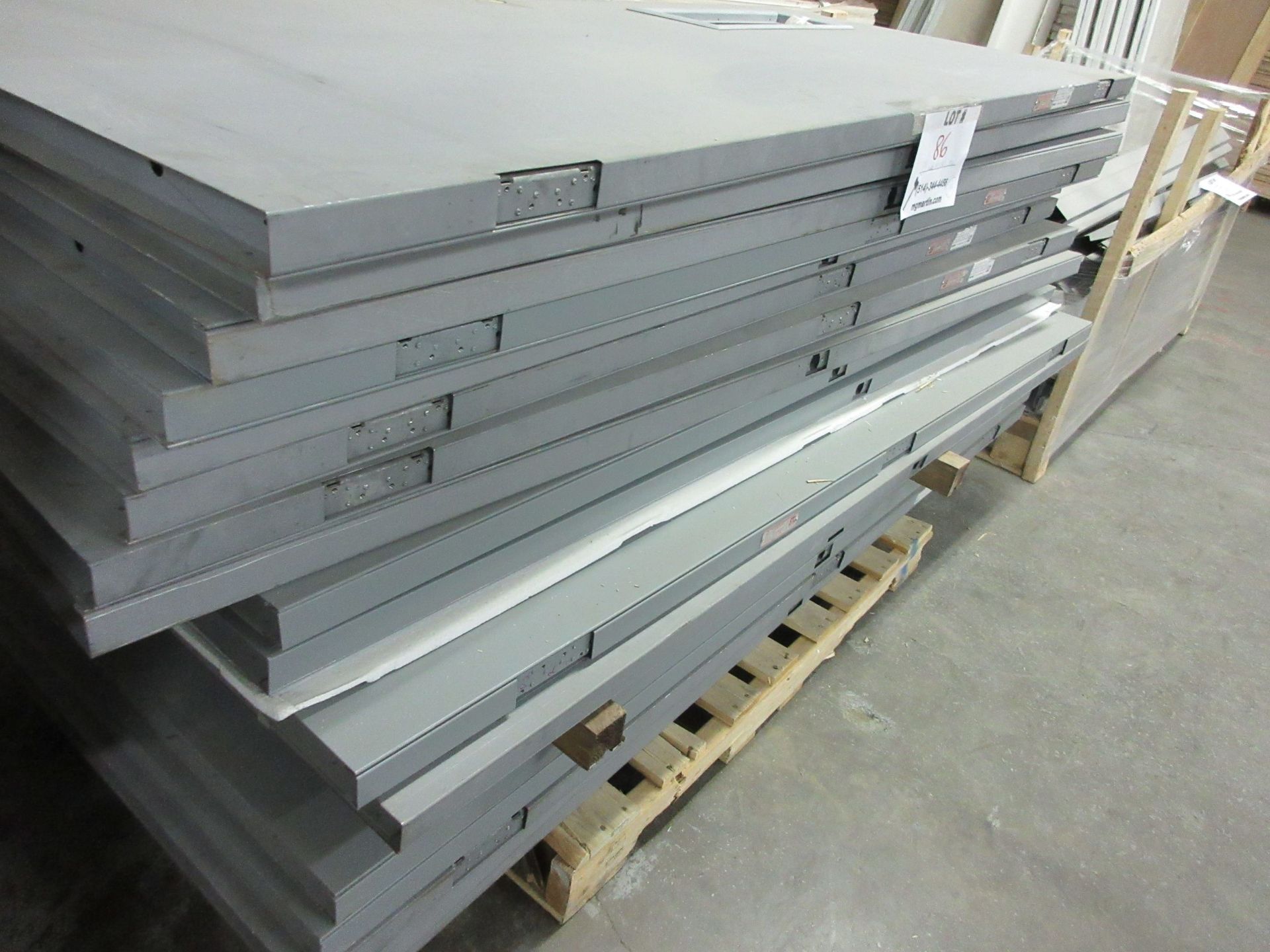 Assorted steel doors fire rated 45 to 90 min for most 34",36" x 83" x 1 3/4" (qty 17) - Image 4 of 4