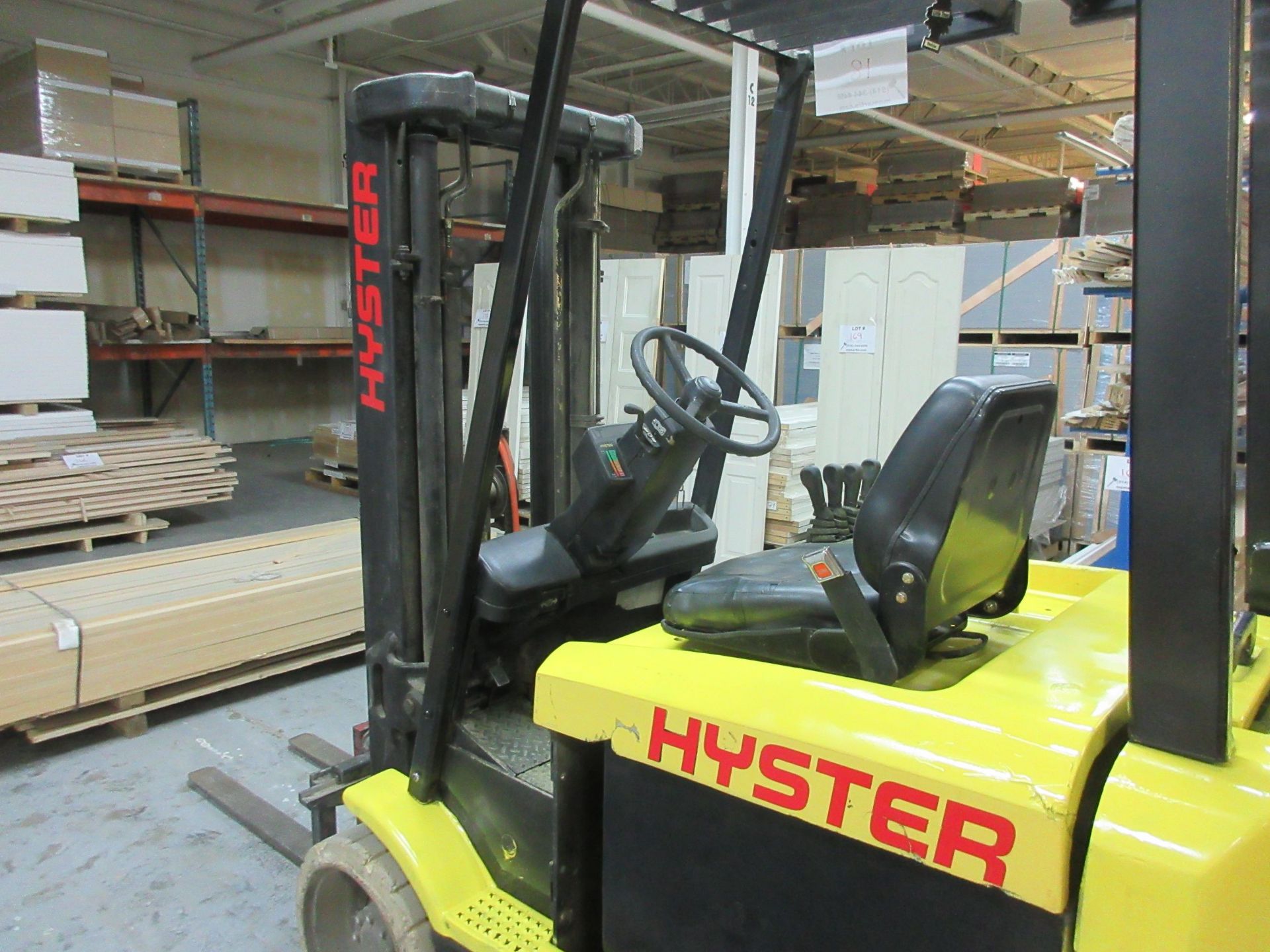 HYSTER Electric forklift Mod: E60XM-33, 2 sections, side shift, 36 volts w/t Ferro Five EFR - Image 7 of 14