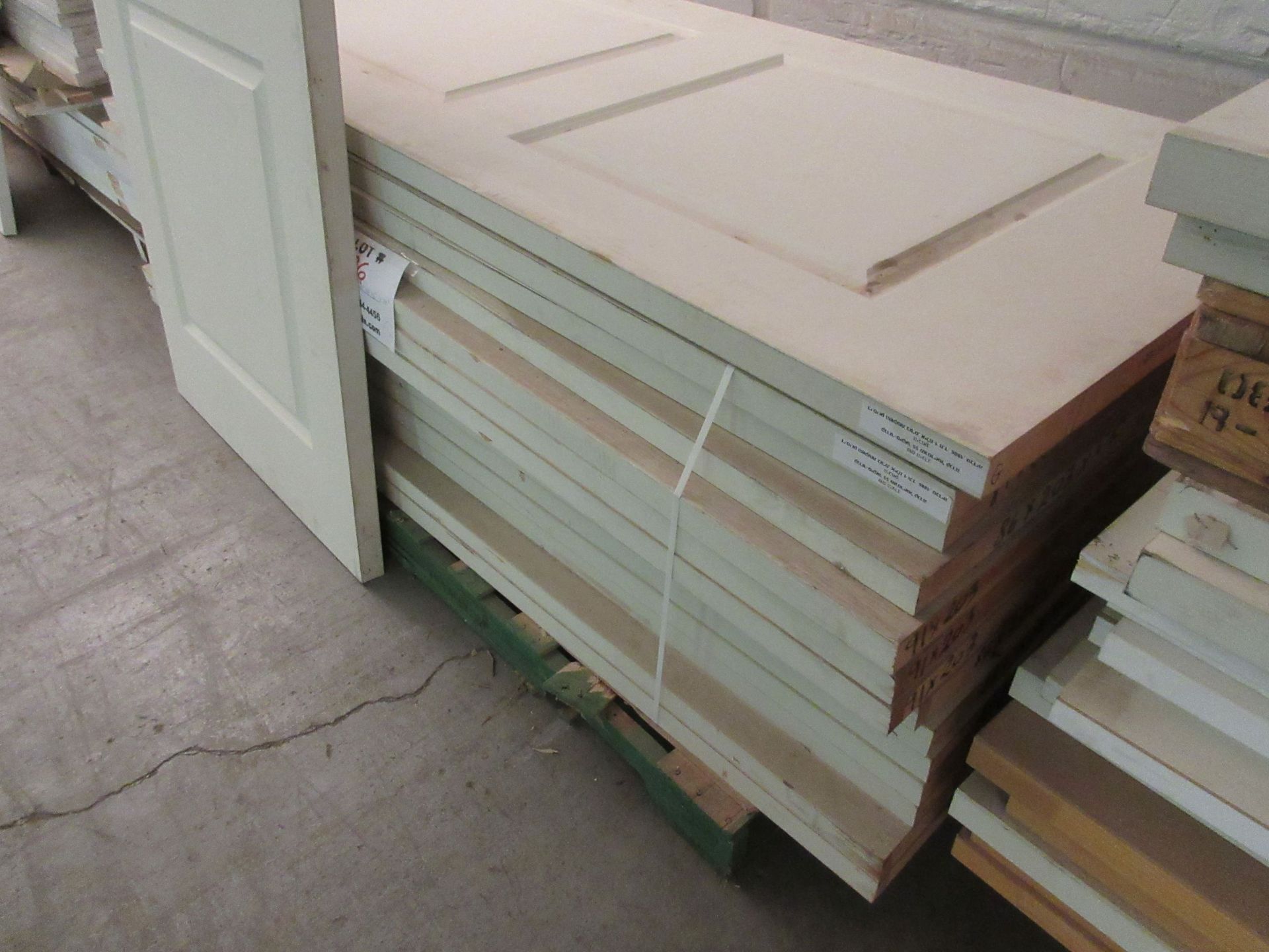Assorted doors (solid core) 32", 34", 36" x 80" x 1 3/4" (qty 14) - Image 2 of 3