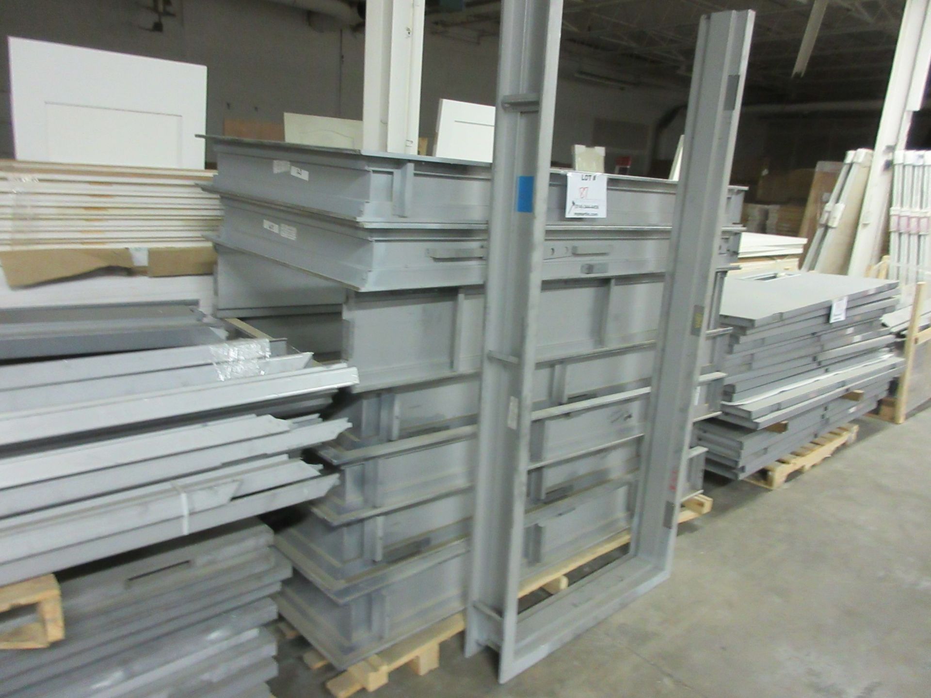 Assorted steel frames (welded), some fire rated 90 min 34 1/2", 35 1/2", 36" x 84" (qty 8) - Image 3 of 3