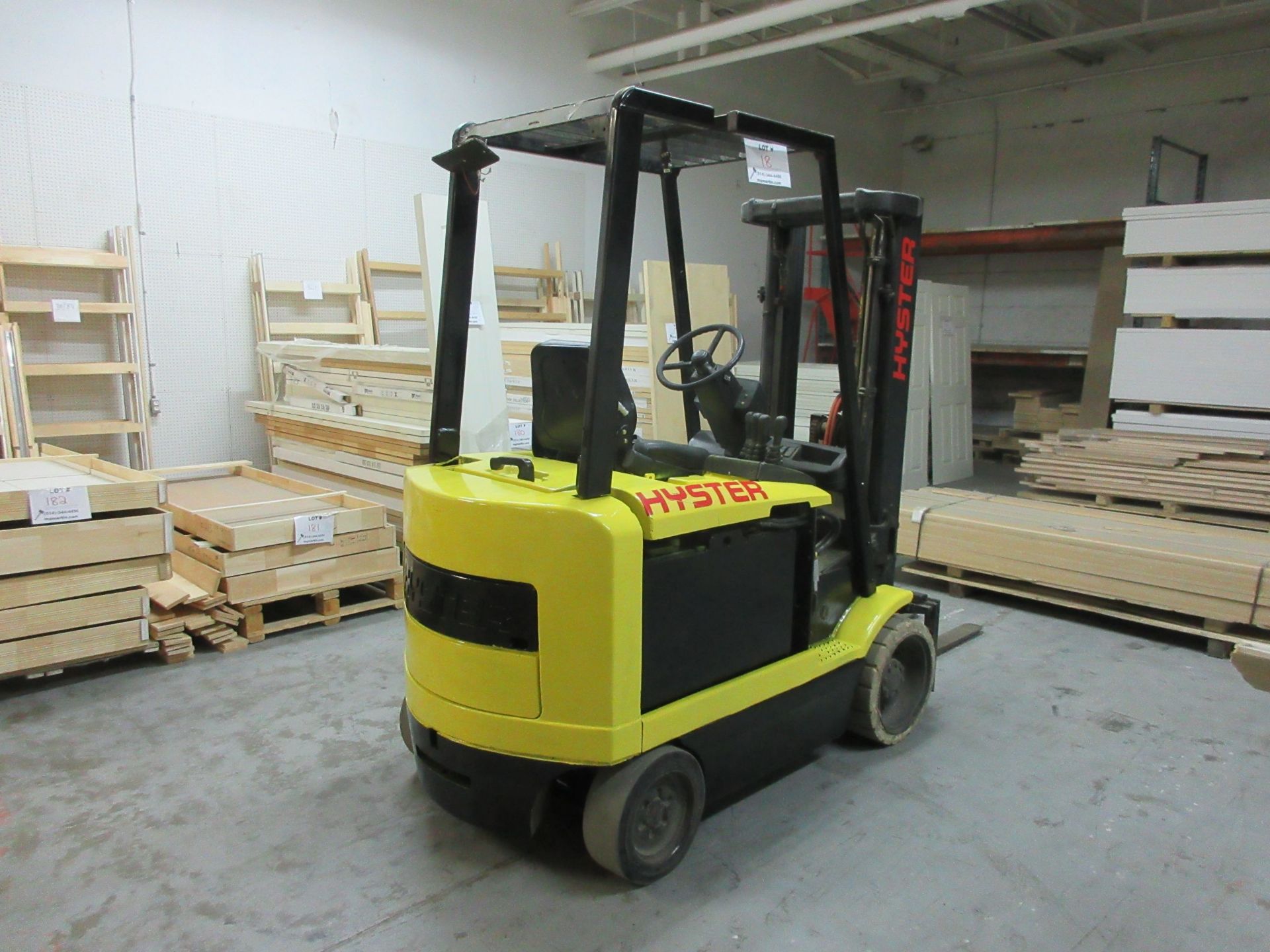 HYSTER Electric forklift Mod: E60XM-33, 2 sections, side shift, 36 volts w/t Ferro Five EFR - Image 4 of 14