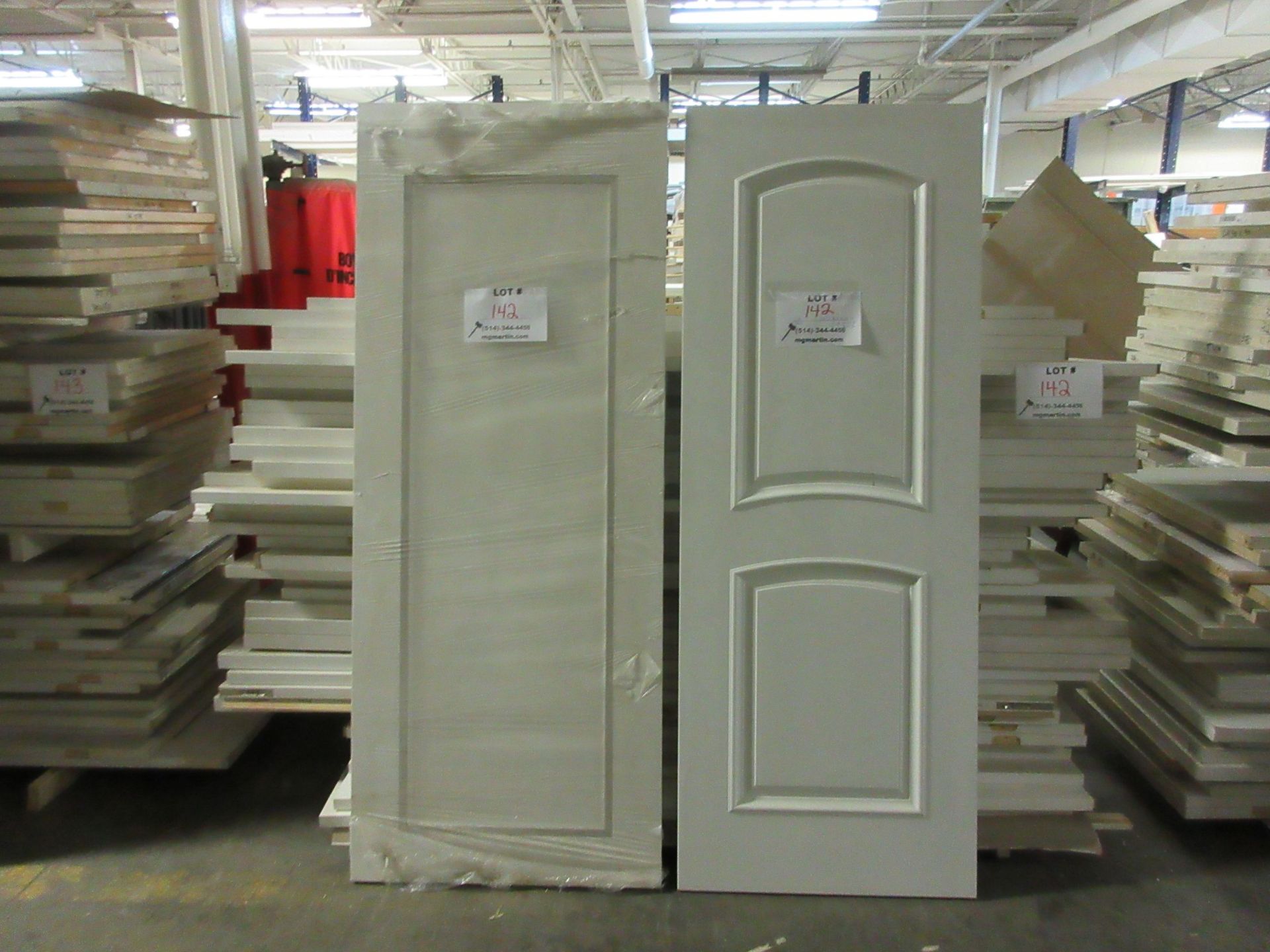 Assorted doors; panels & glass doors 26",28",30",32",34",36" x 80",83",84",90",92",94",96" x 1 3/8",