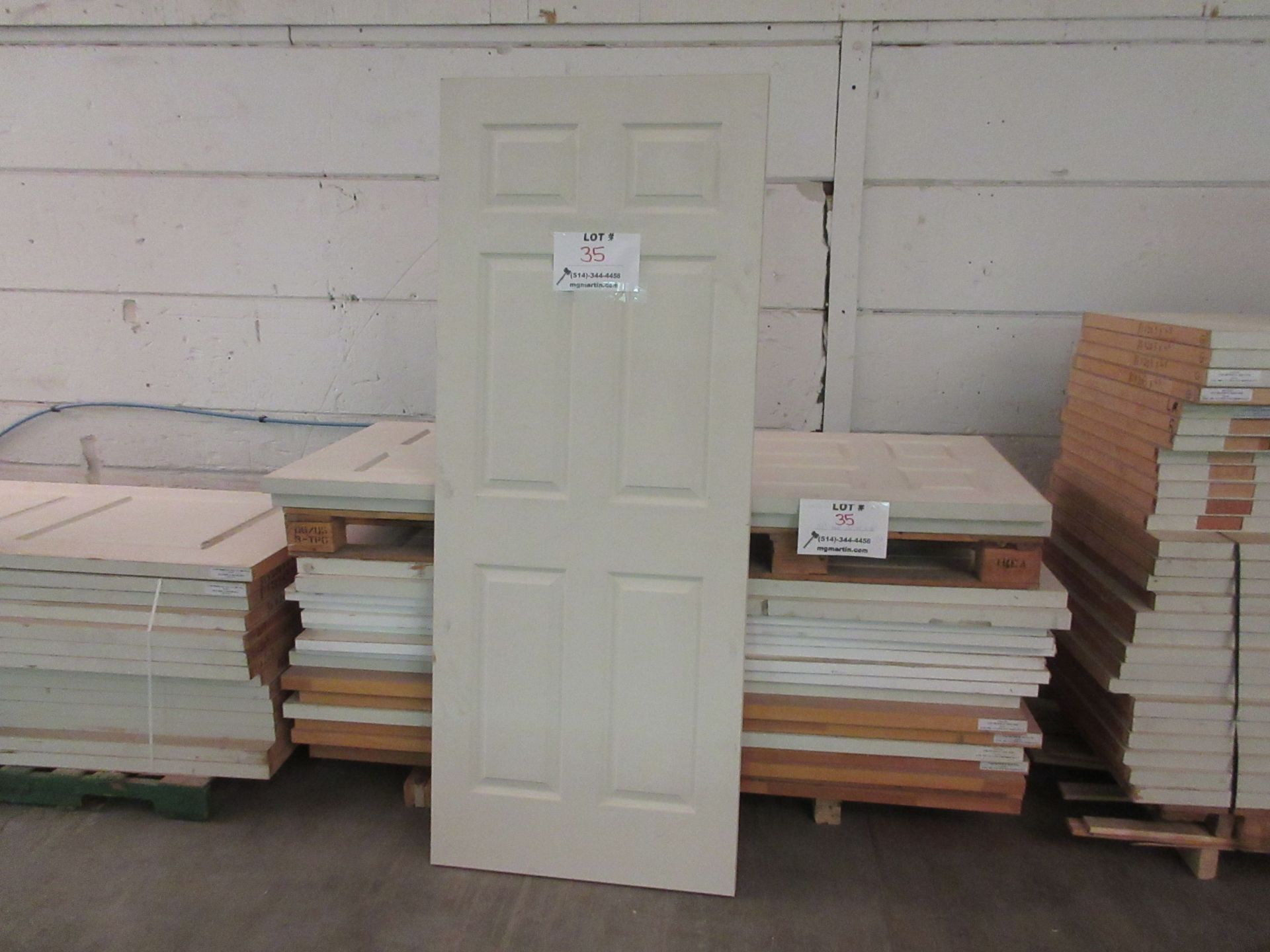 Assorted doors (solid core) 30", 32" x 80" x 1 3/8",1 3/4" (qty 19)