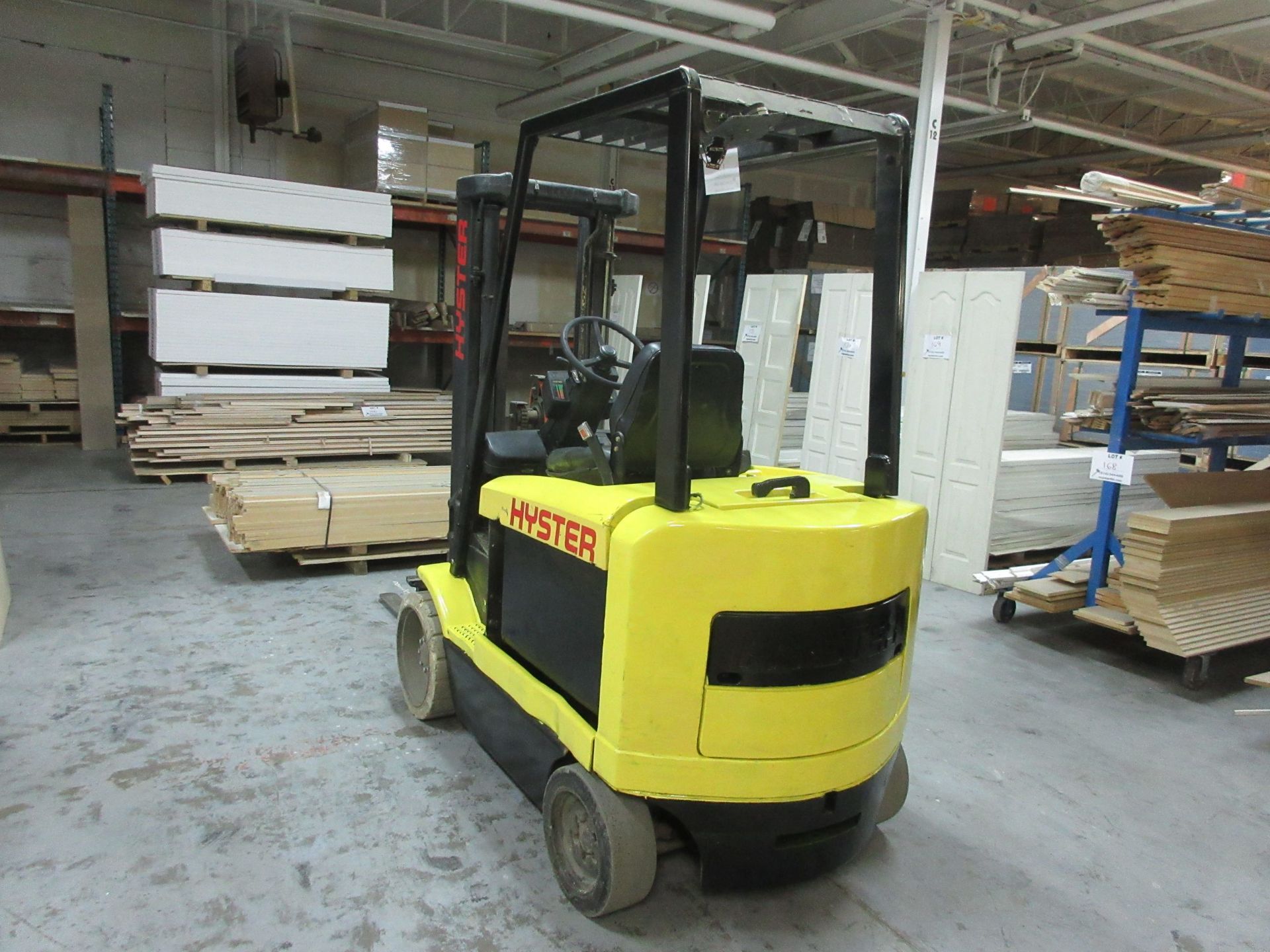 HYSTER Electric forklift Mod: E60XM-33, 2 sections, side shift, 36 volts w/t Ferro Five EFR - Image 3 of 14