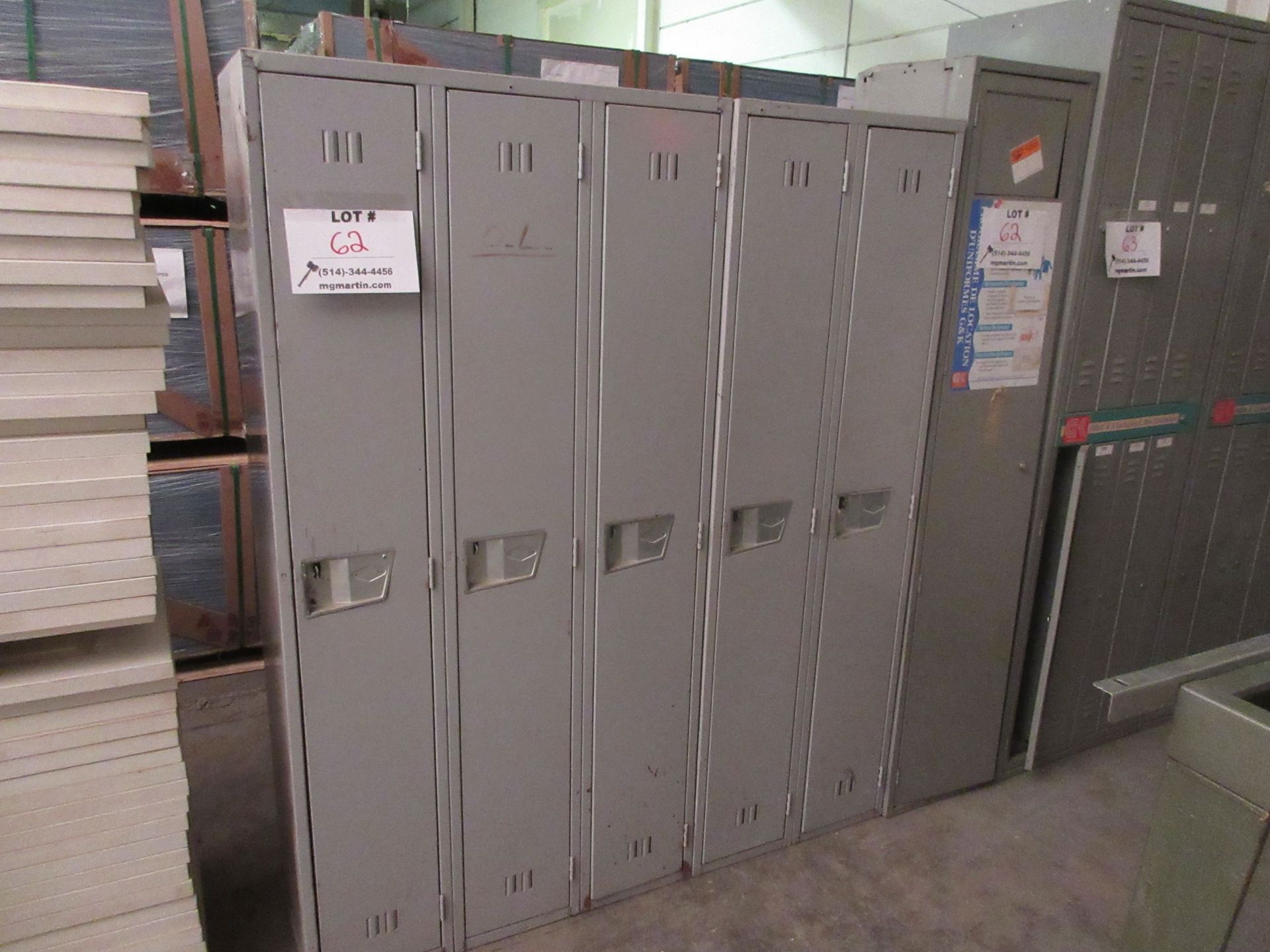 Lockers (qty 6)