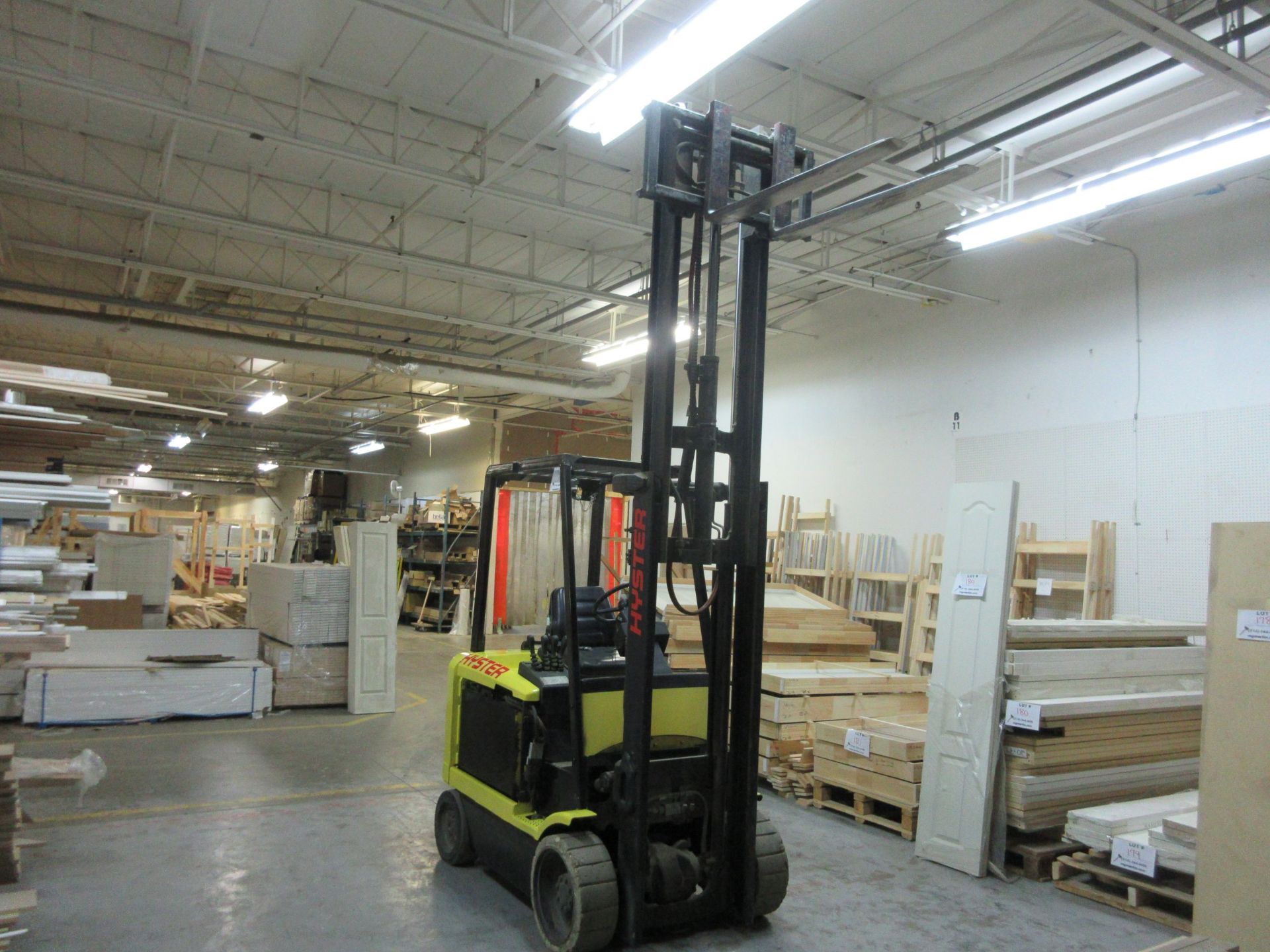 HYSTER Electric forklift Mod: E60XM-33, 2 sections, side shift, 36 volts w/t Ferro Five EFR - Image 12 of 14