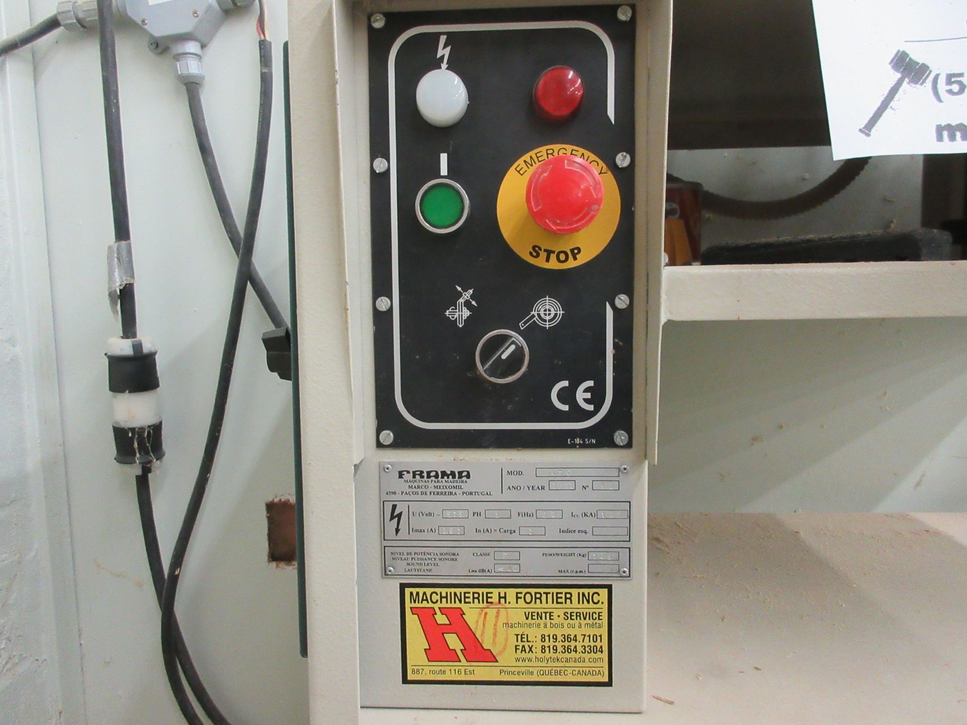 FRAMA grinder/sharpener, Mod: ATC, 600 volts - Image 2 of 6