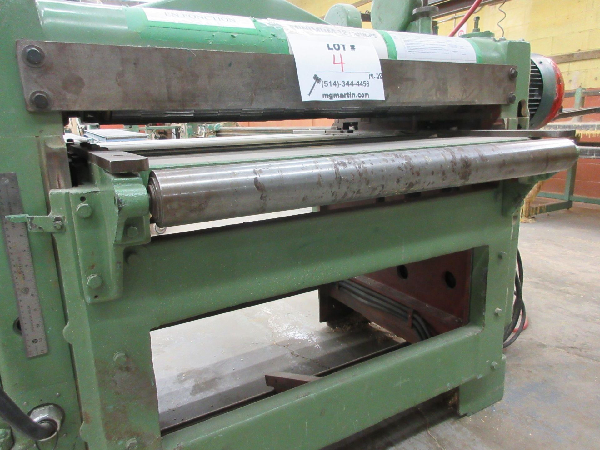 LACASSE 36" planer Mod:70, 30 HP, 600 volts - Image 7 of 7