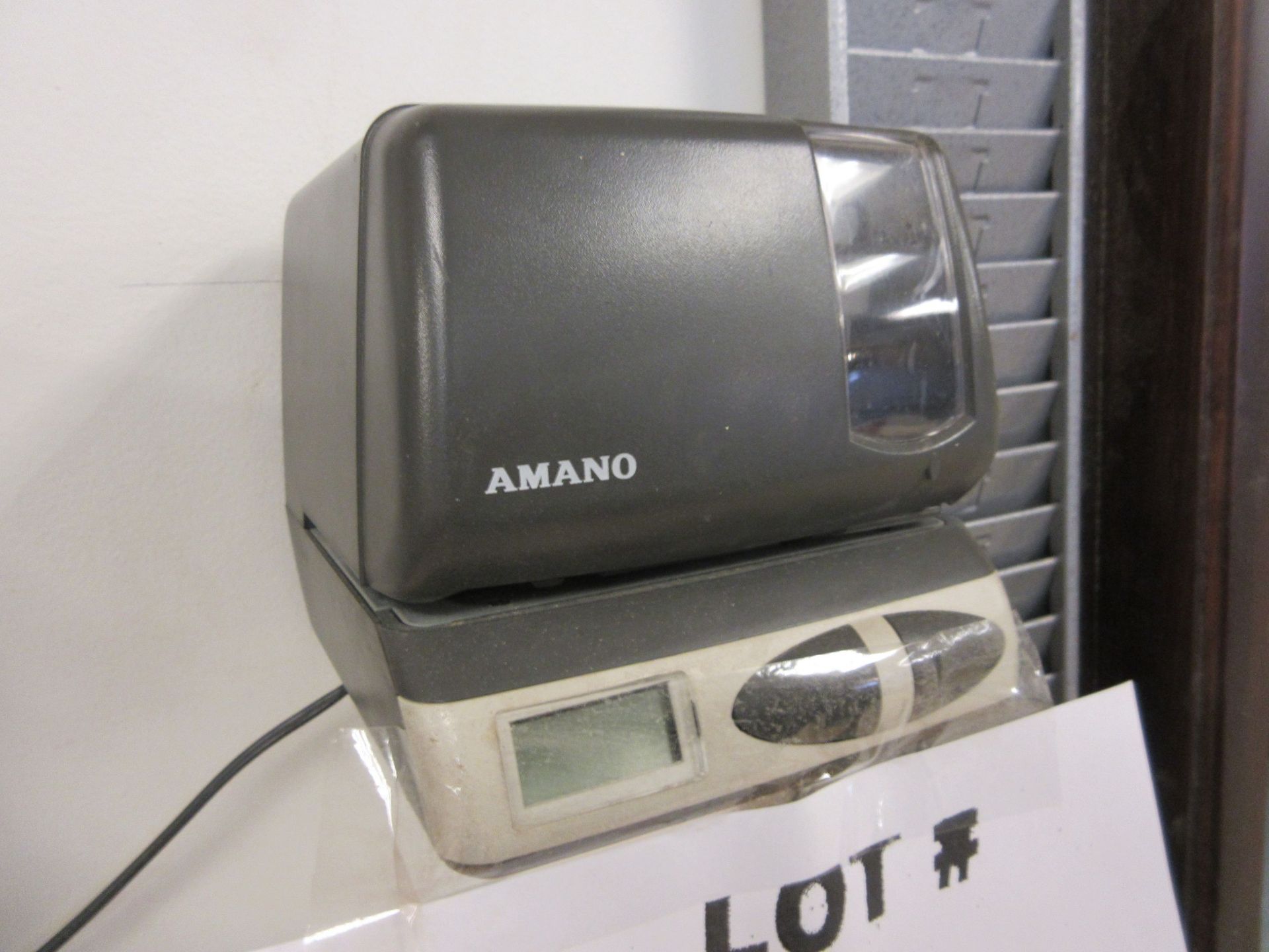 AMANO punch clock - Image 2 of 2