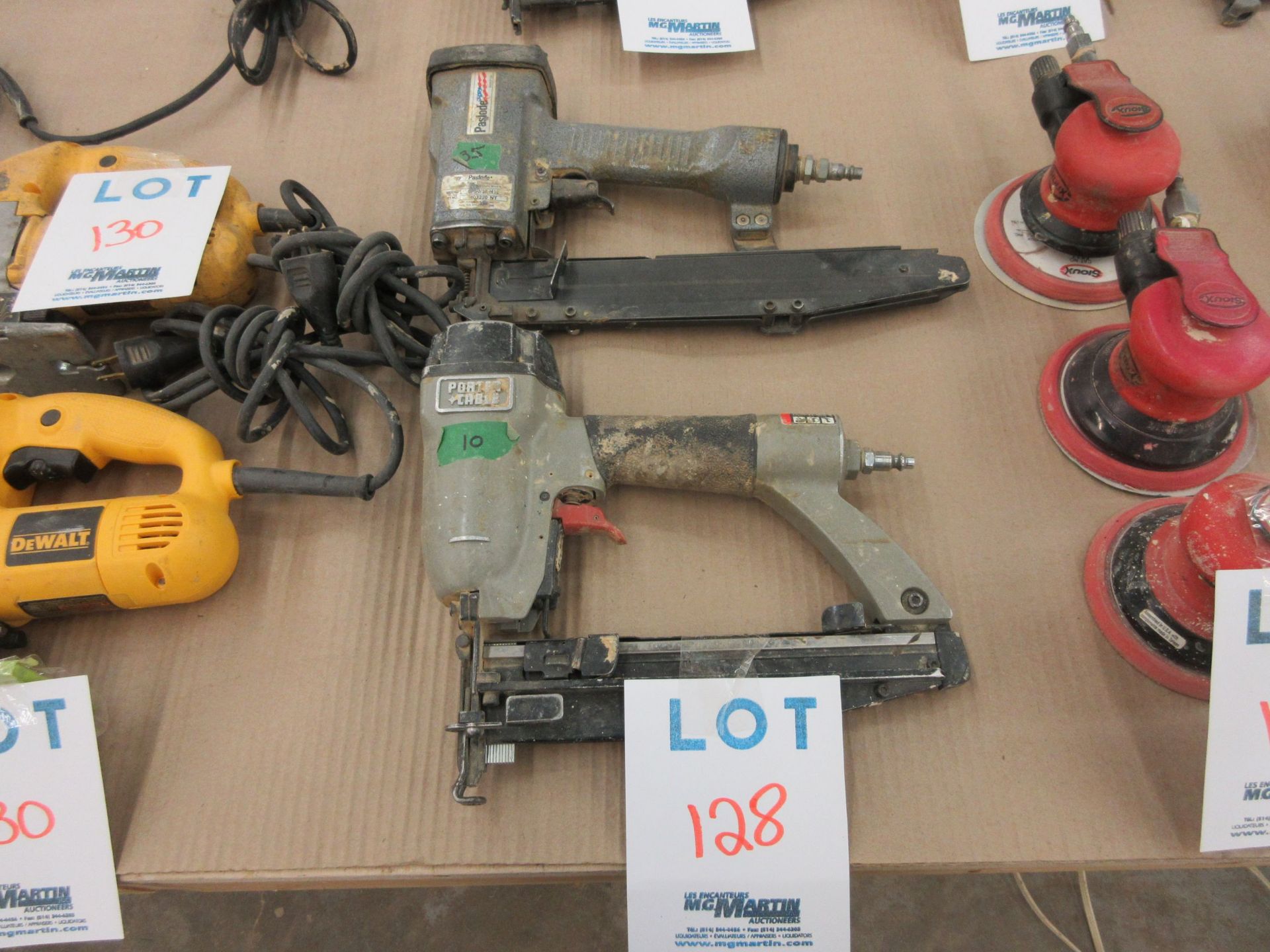 PASLODE & PORTER CABLE air guns (2)