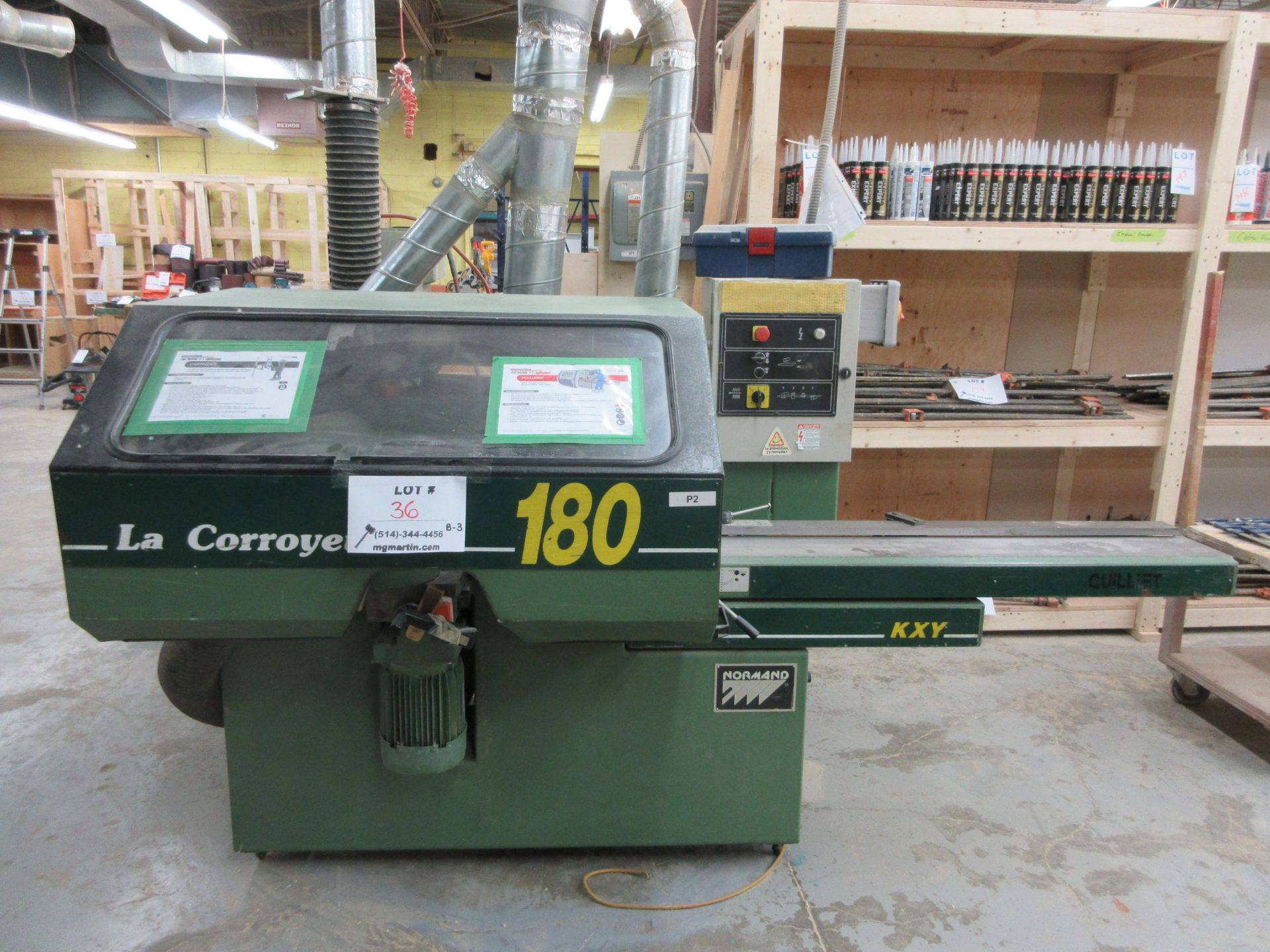 GUILLIET moulder /(4) head planer, Mod: LA CORROYENCE 180 (SUBJECT TO BANK APPROVAL)