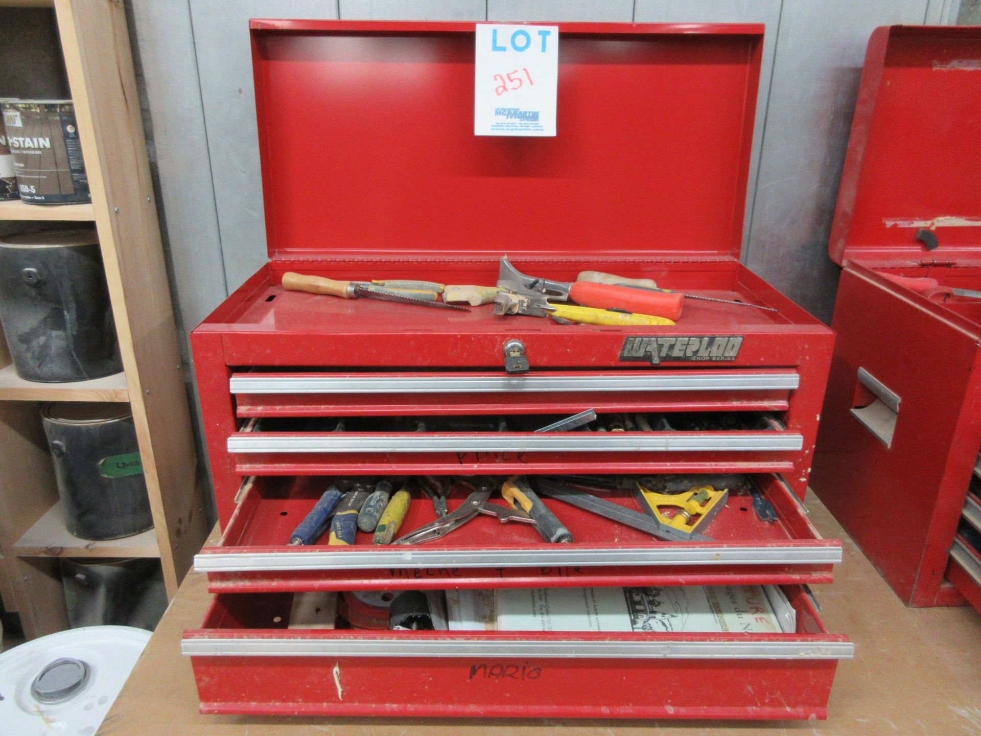 Tool box c/w tools