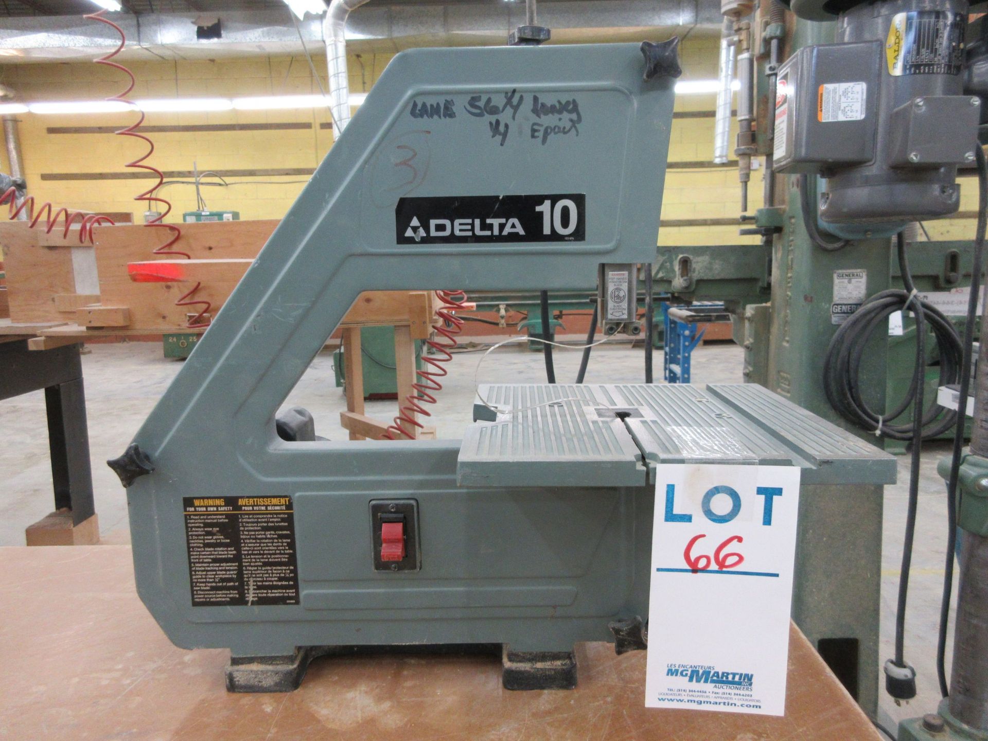 DELTA 10" band saw