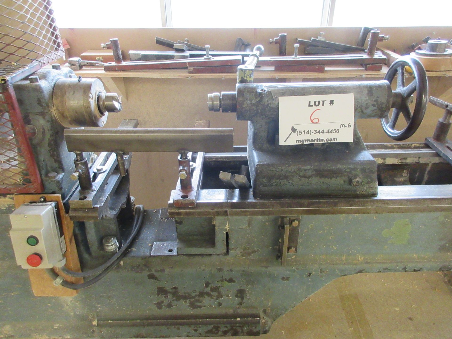 CMC 9ft lathe, Serie #12425 c/w extra 15ft extension, 5 HP, 600 volts - Image 4 of 10