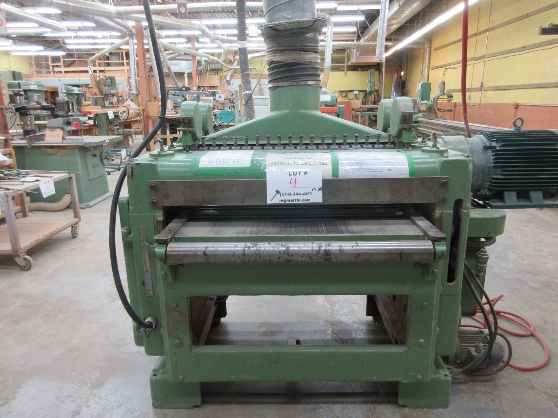 LACASSE 36" planer Mod:70, 30 HP, 600 volts