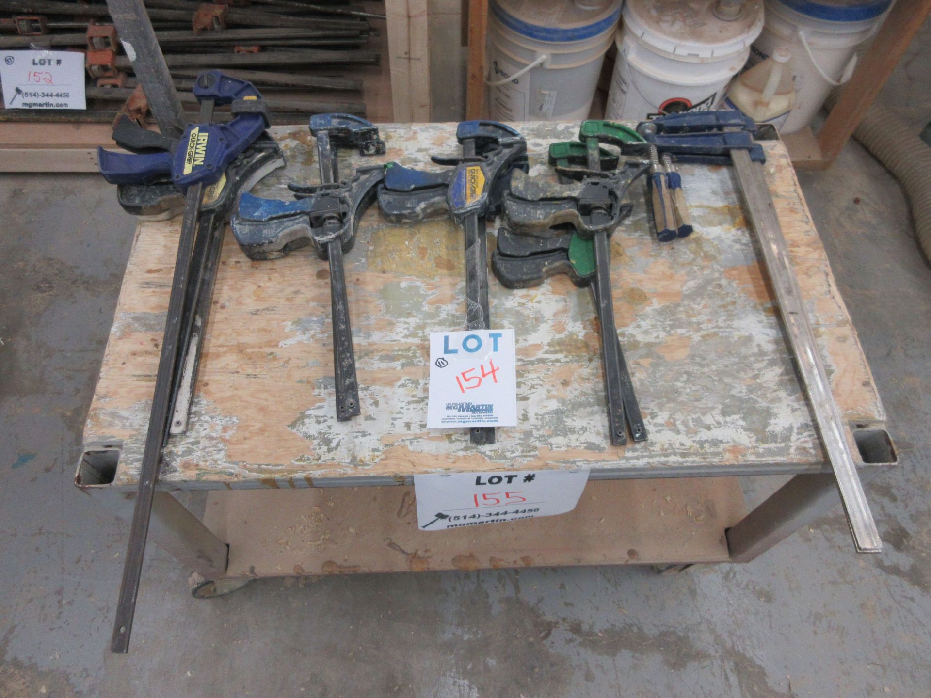 Assorted clamps aprox 1-2ft (11)